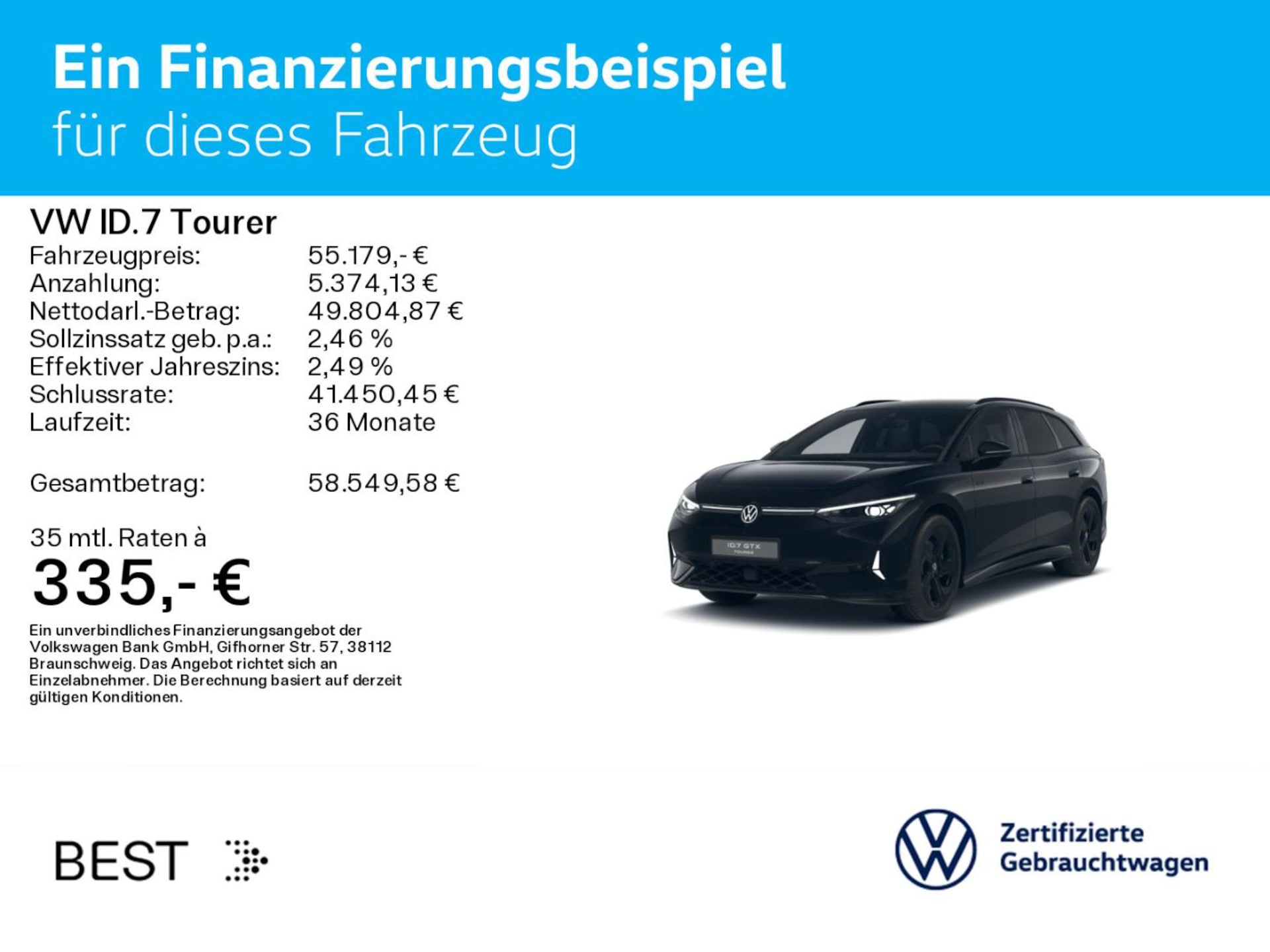 Volkswagen ID.7 Tourer GTX