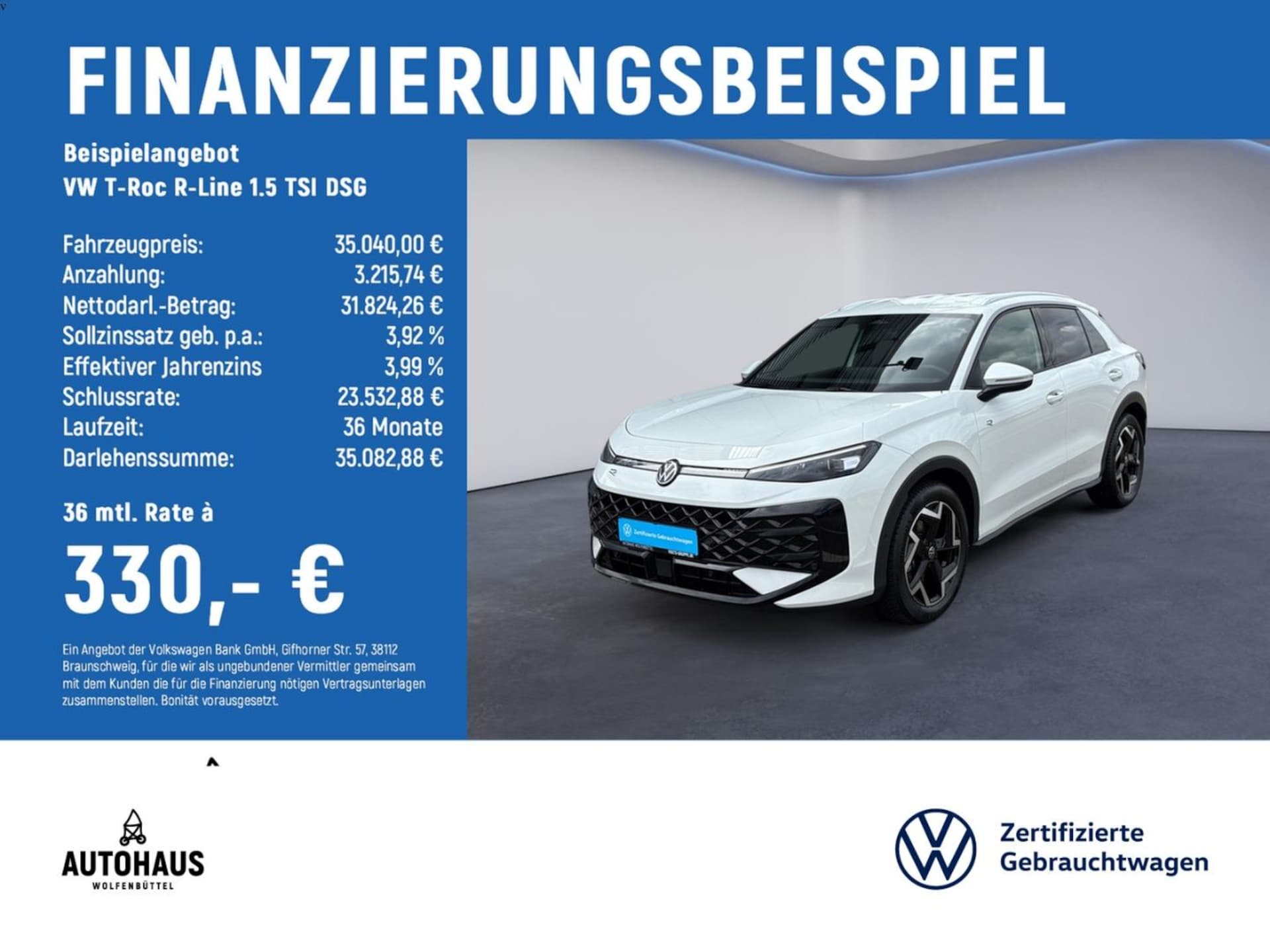 Volkswagen T-Roc R-Line
