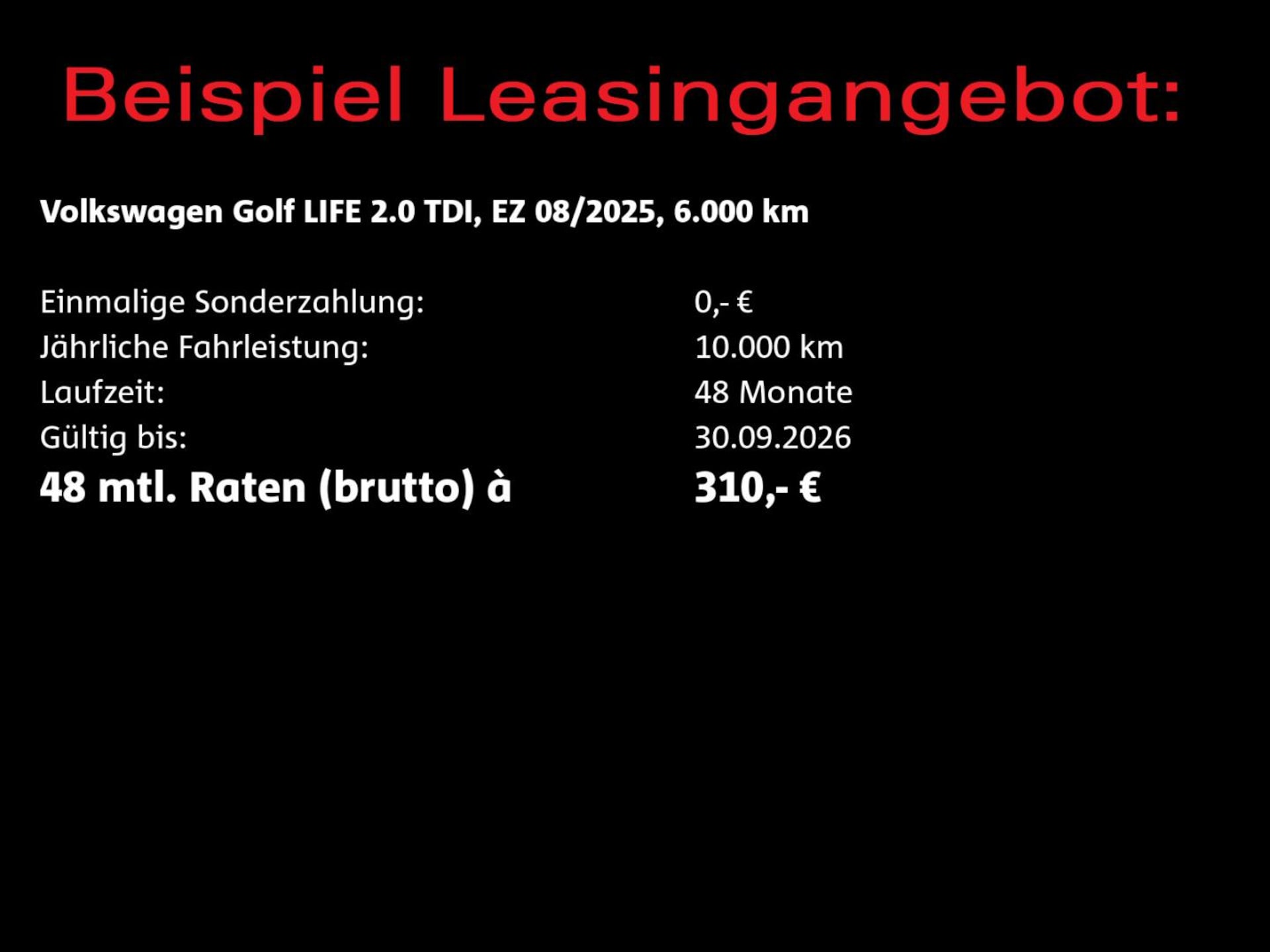 Volkswagen Golf Life