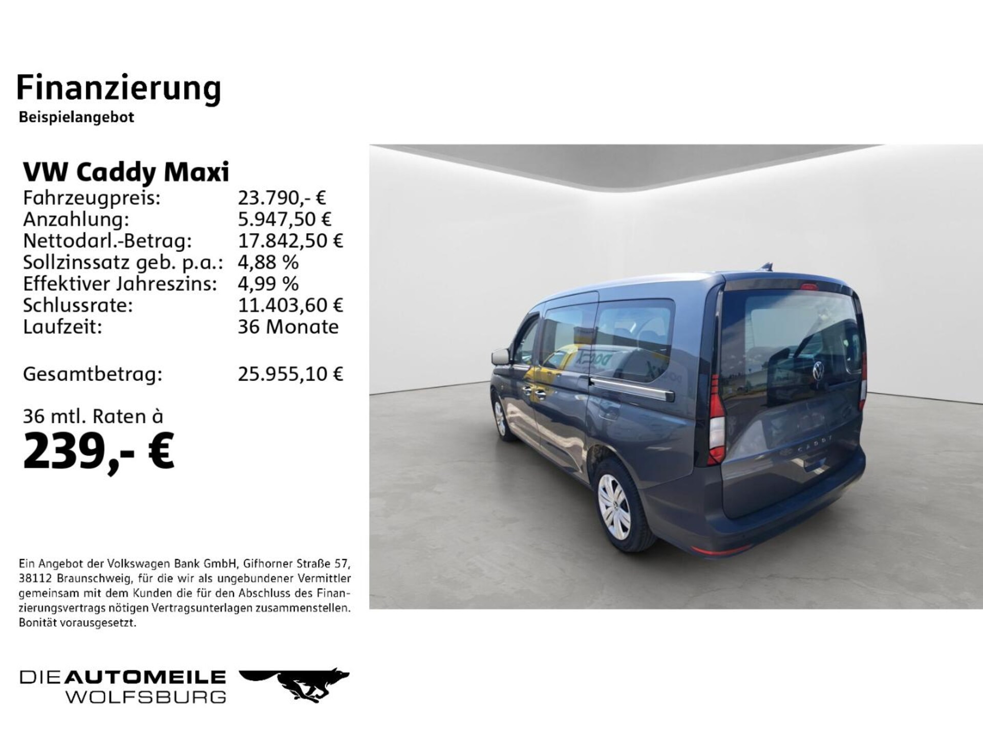 Volkswagen Caddy Maxi Basis-Modell