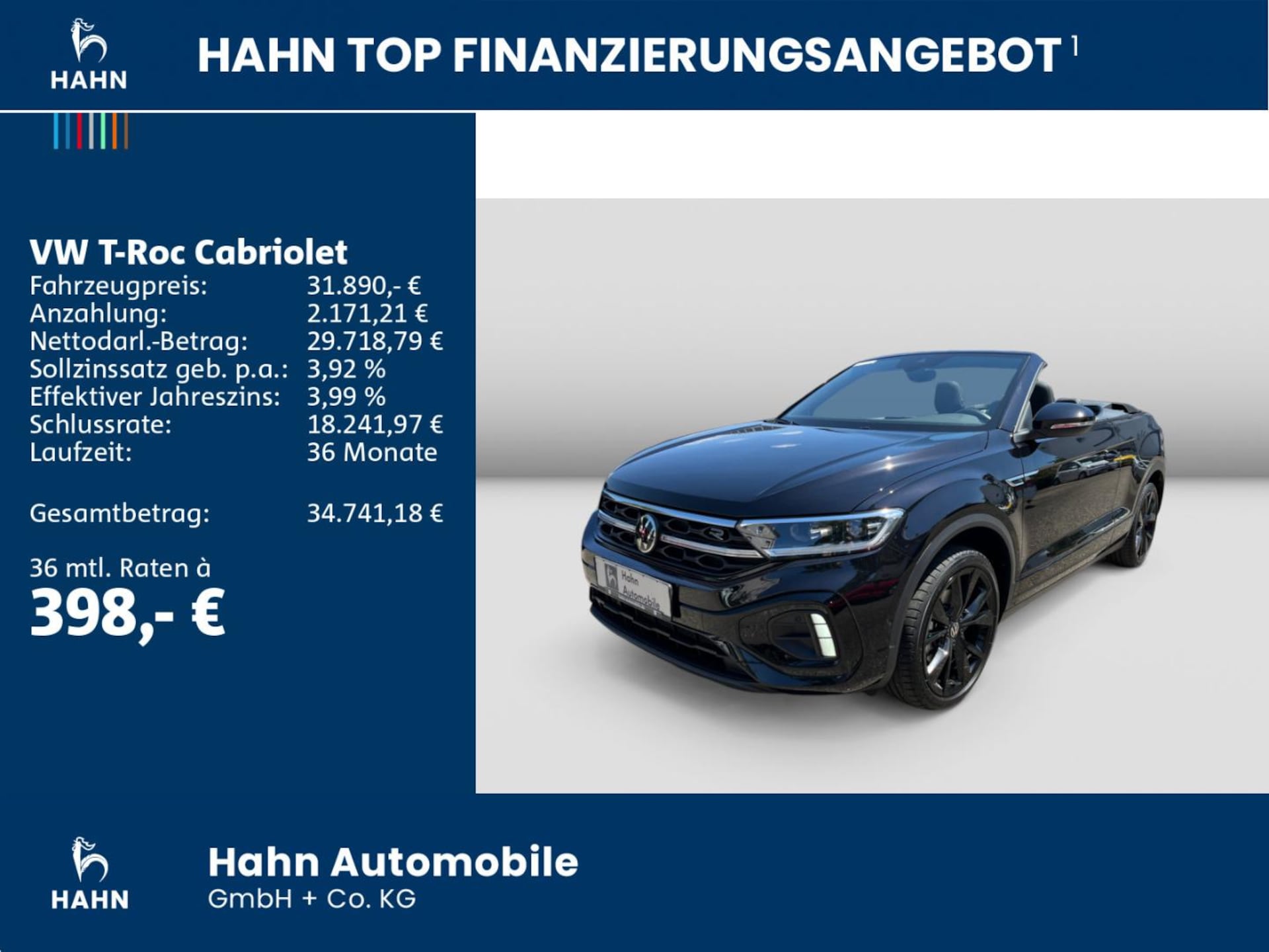 Volkswagen T-Roc Cabriolet R-Line