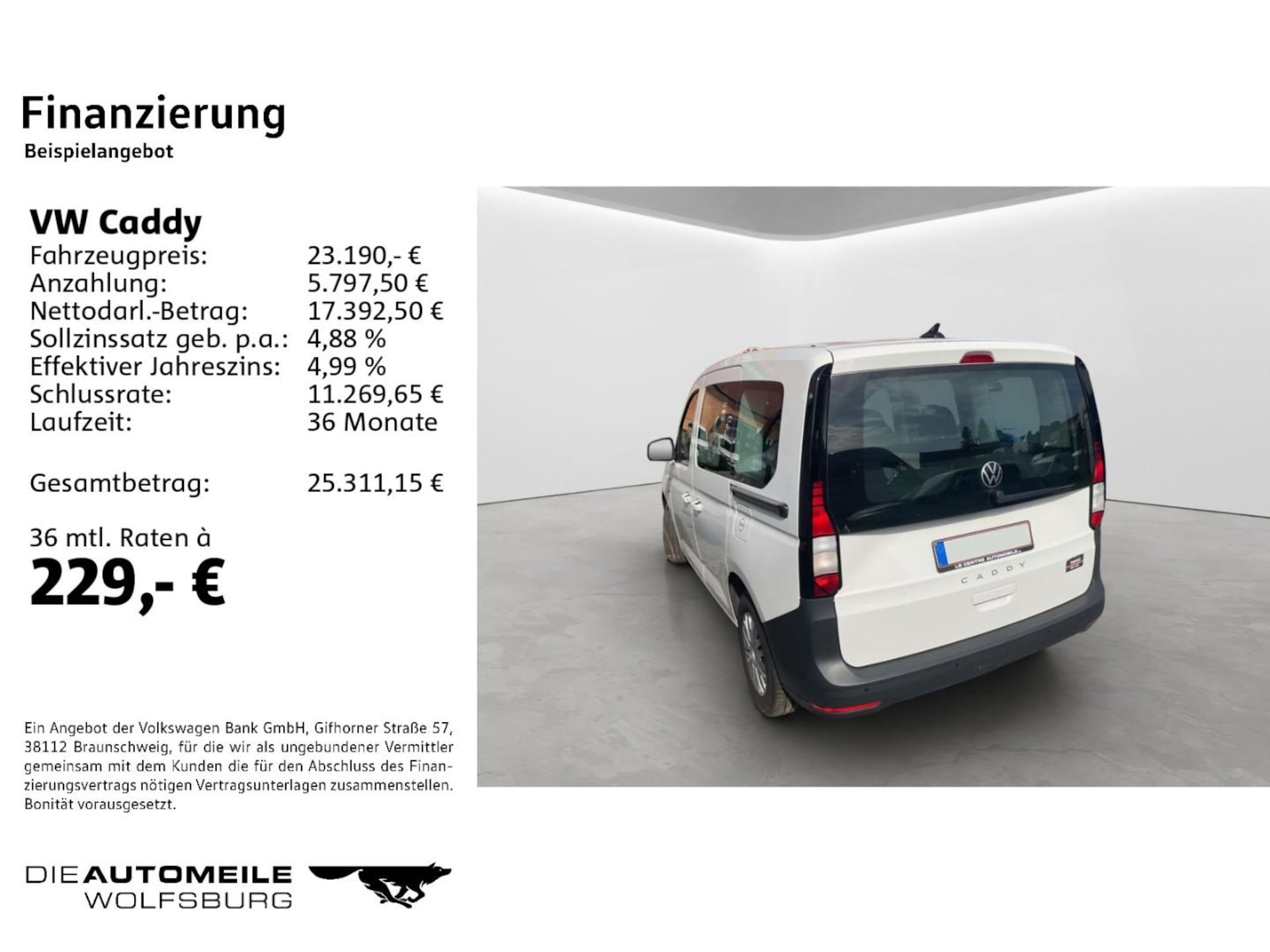 Volkswagen Caddy Basis-Modell