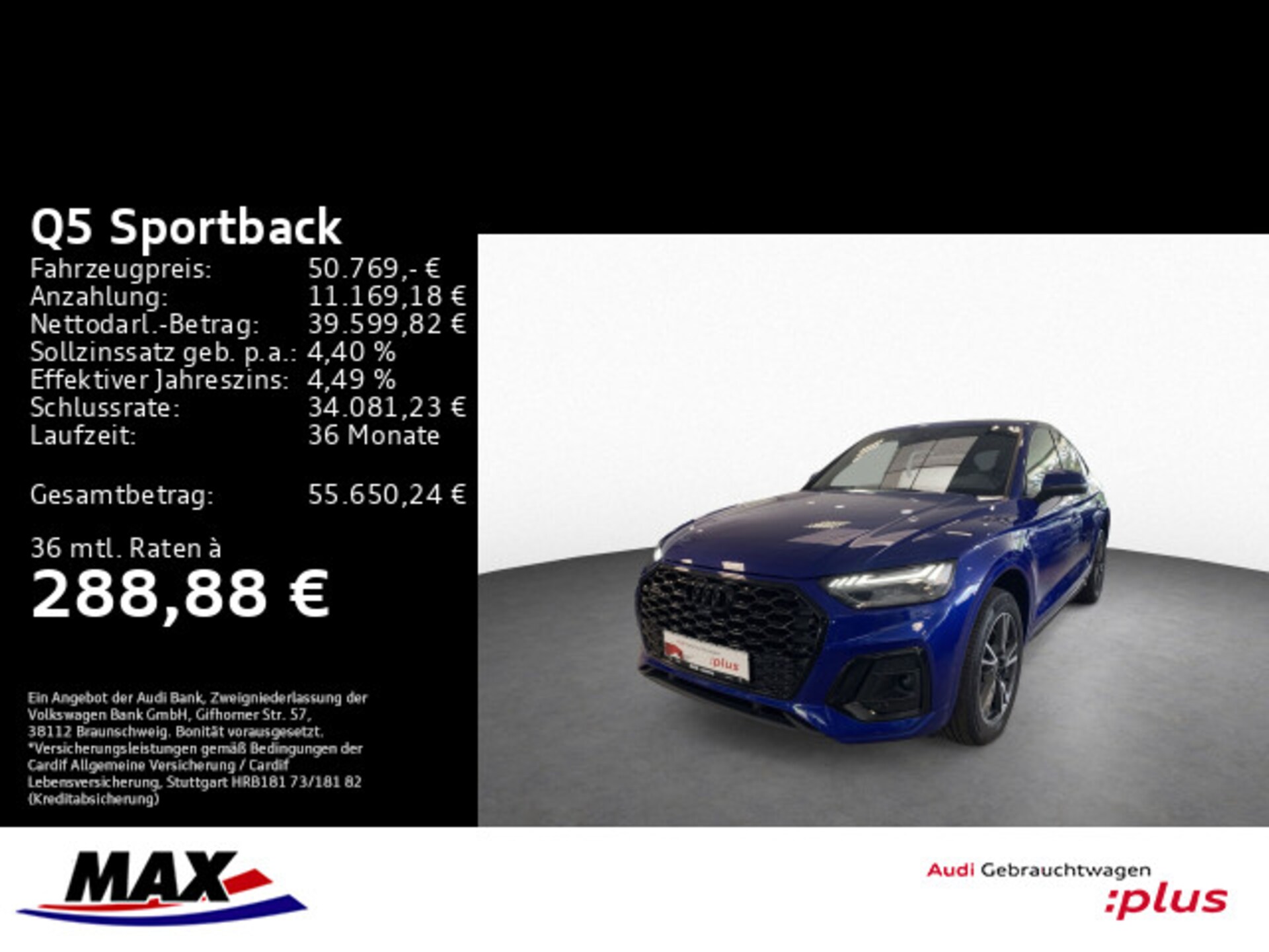 Audi Q5 Sportback S line