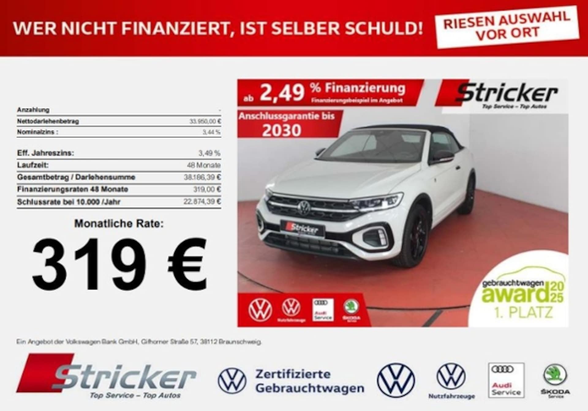 Volkswagen T-Roc Cabriolet R-Line