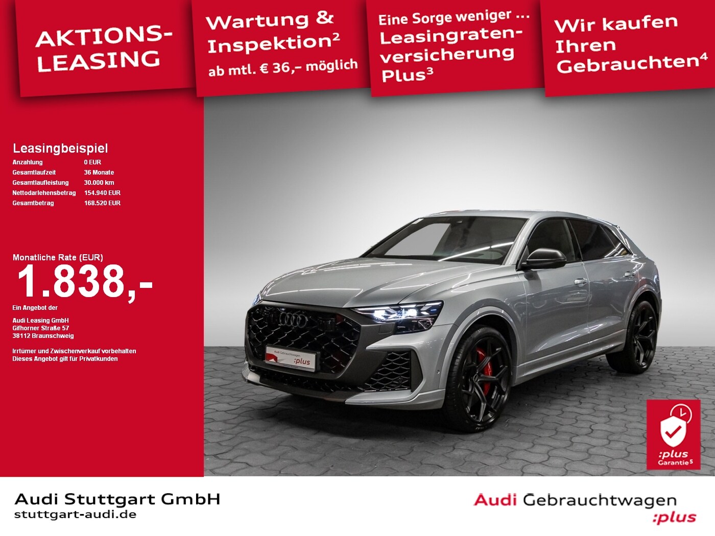 Image about Audi RS Q8 SUV quattro tiptronic
