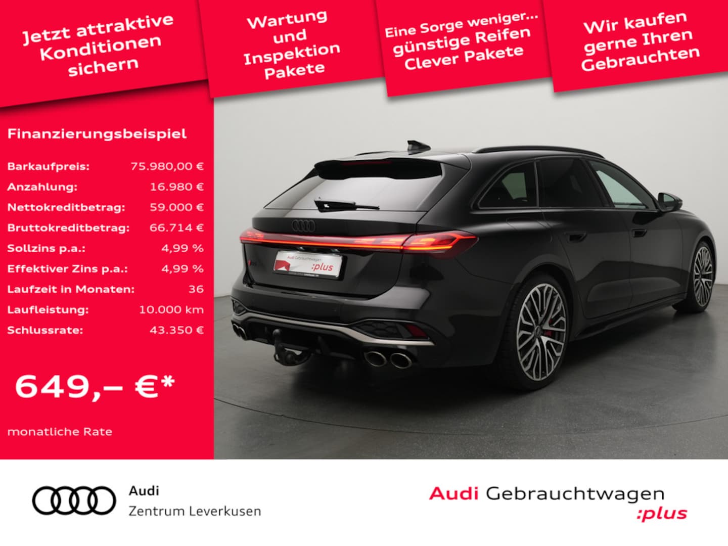Bild über Audi S5 Avant edition one TFSI 270 kW S tronic - für weitere Informationen kontaktieren Sie den Audi Partner