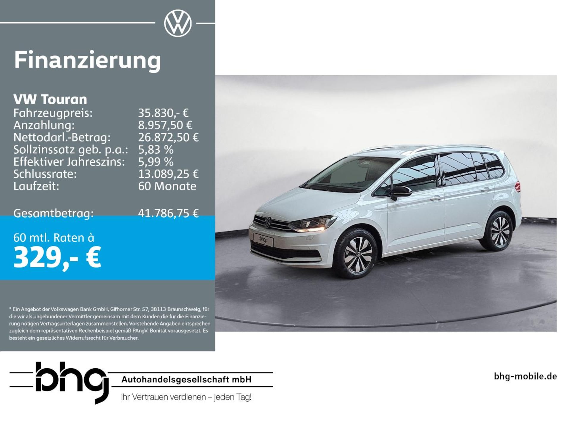 Volkswagen Touran Comfortline