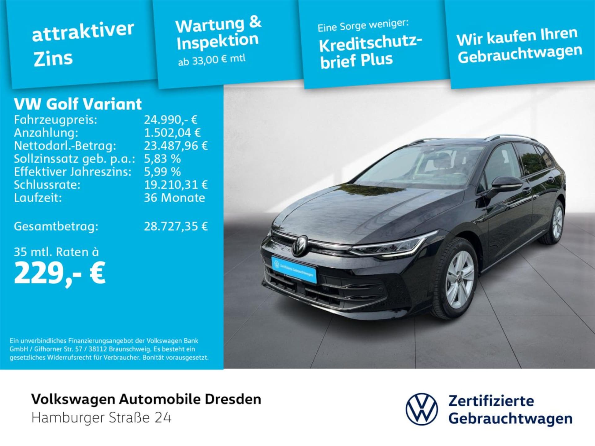 Volkswagen Golf Variant Life