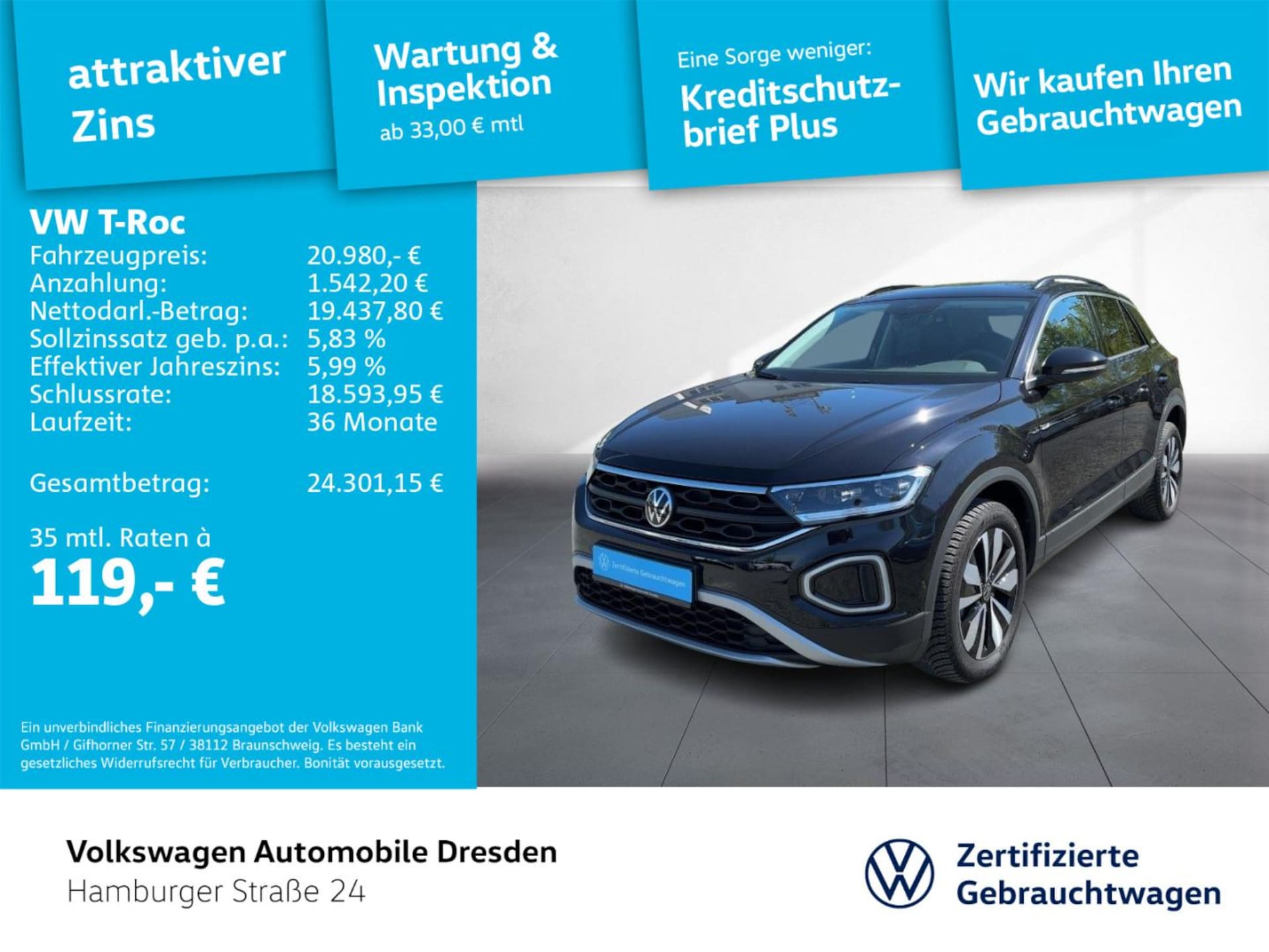 Volkswagen T-Roc Life
