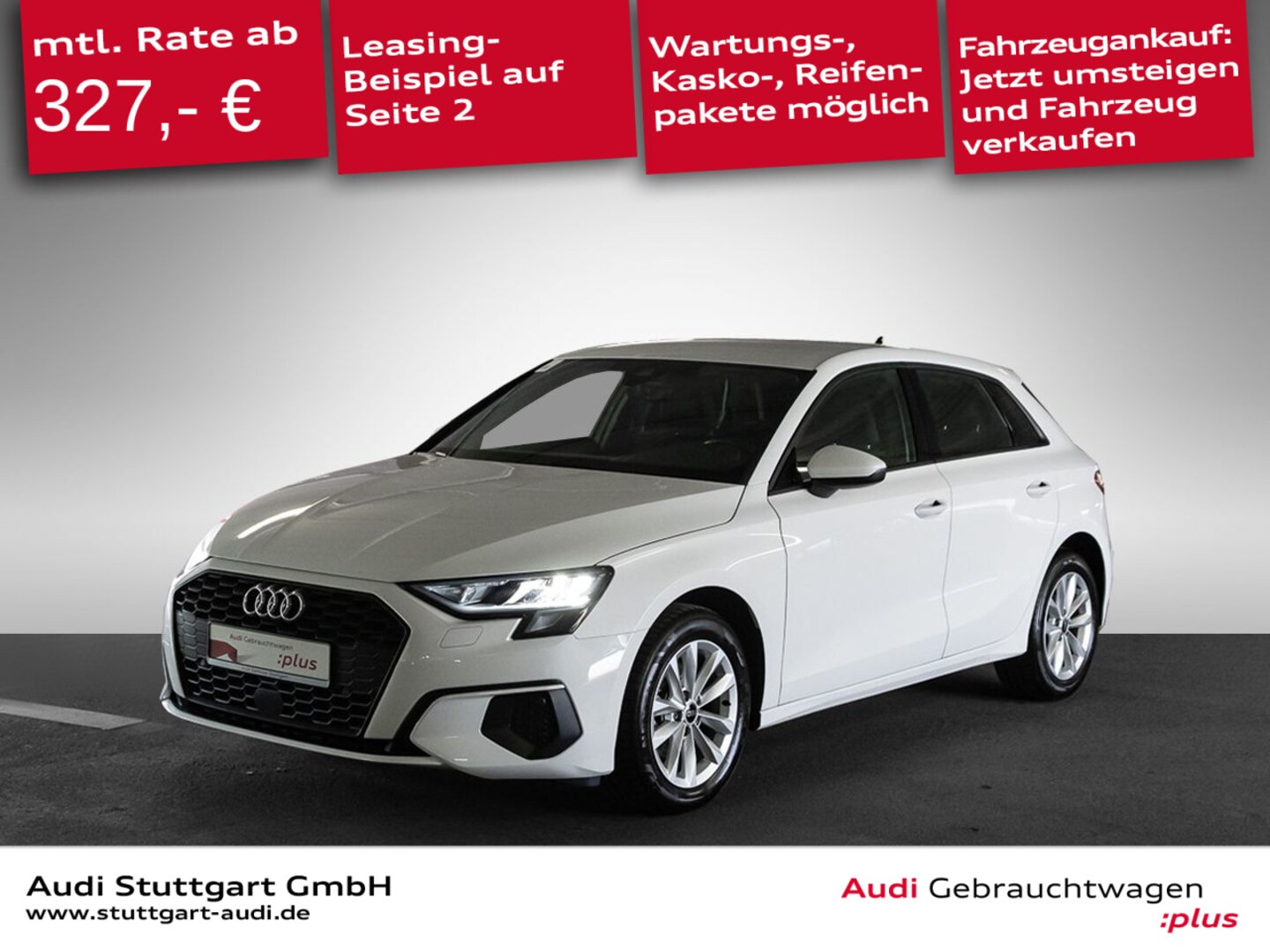 Bild über Audi A3 Sportback 35 TFSI Schaltgetriebe - für weitere Informationen kontaktieren Sie den Audi Partner