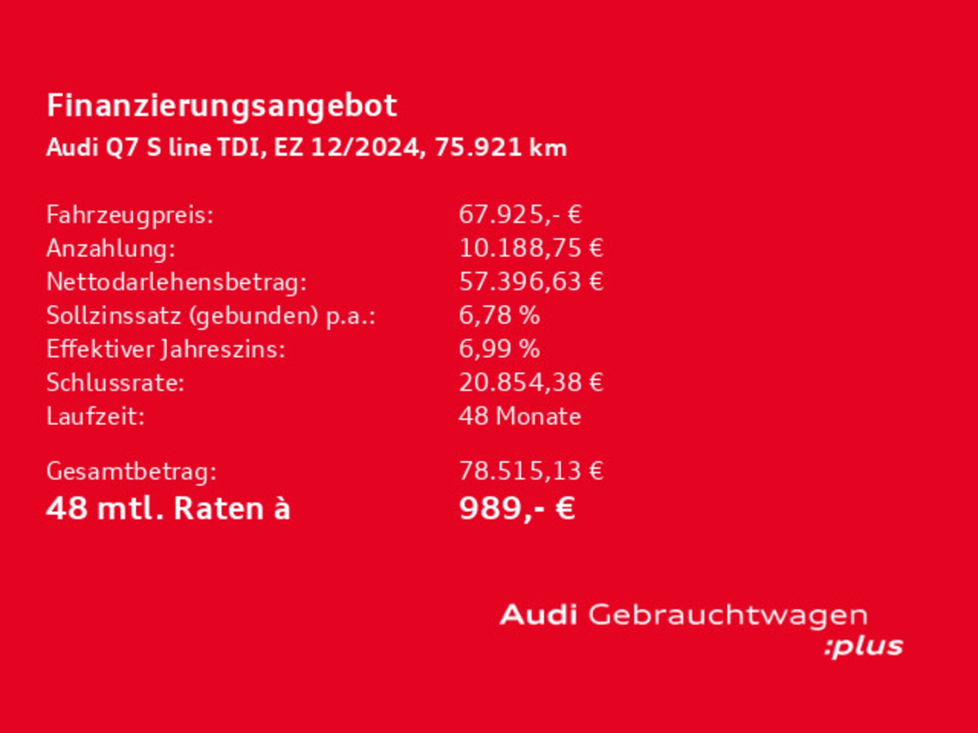 Audi Q7 SUV S line