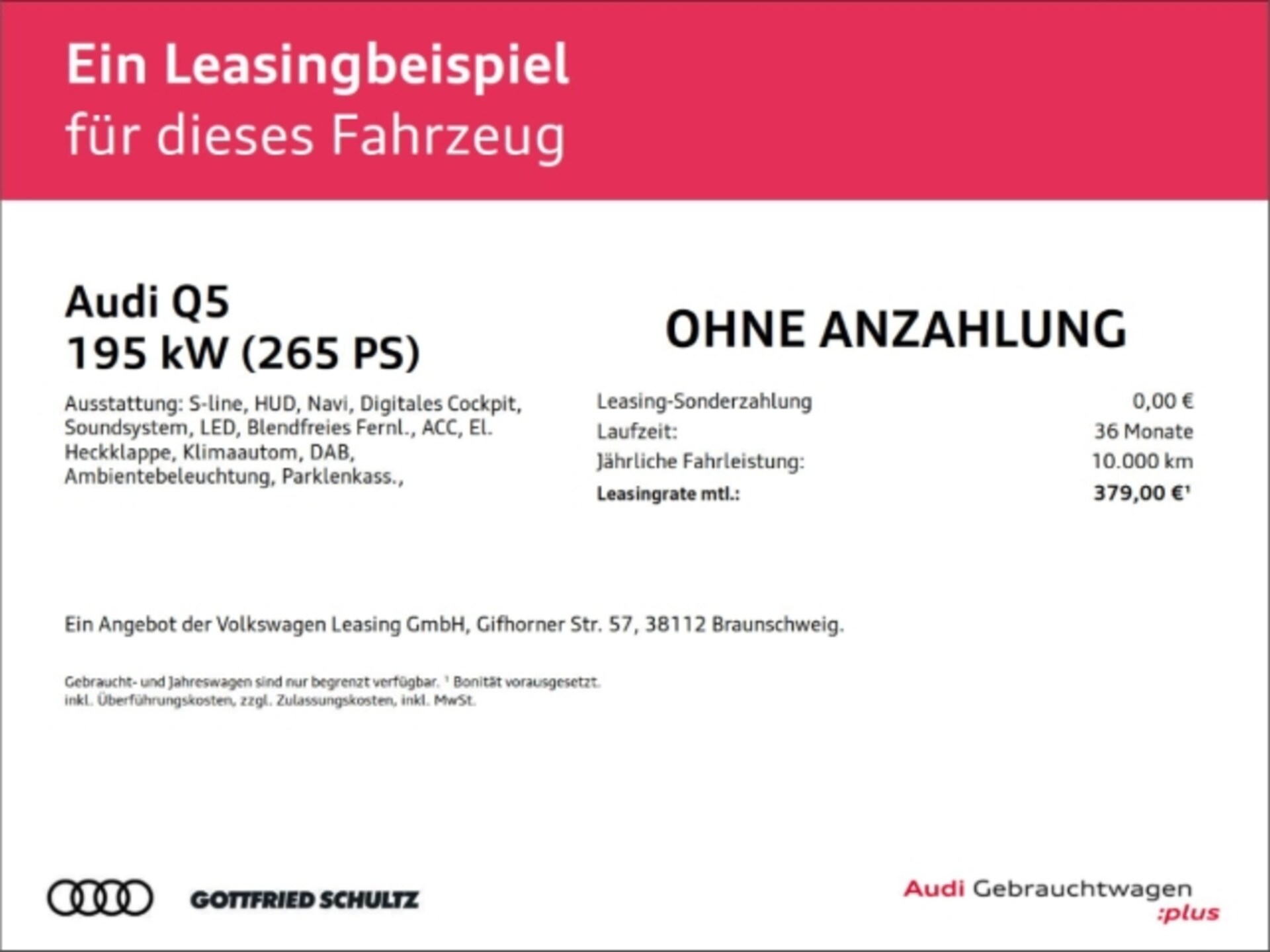 Audi Q5 Sportback S line
