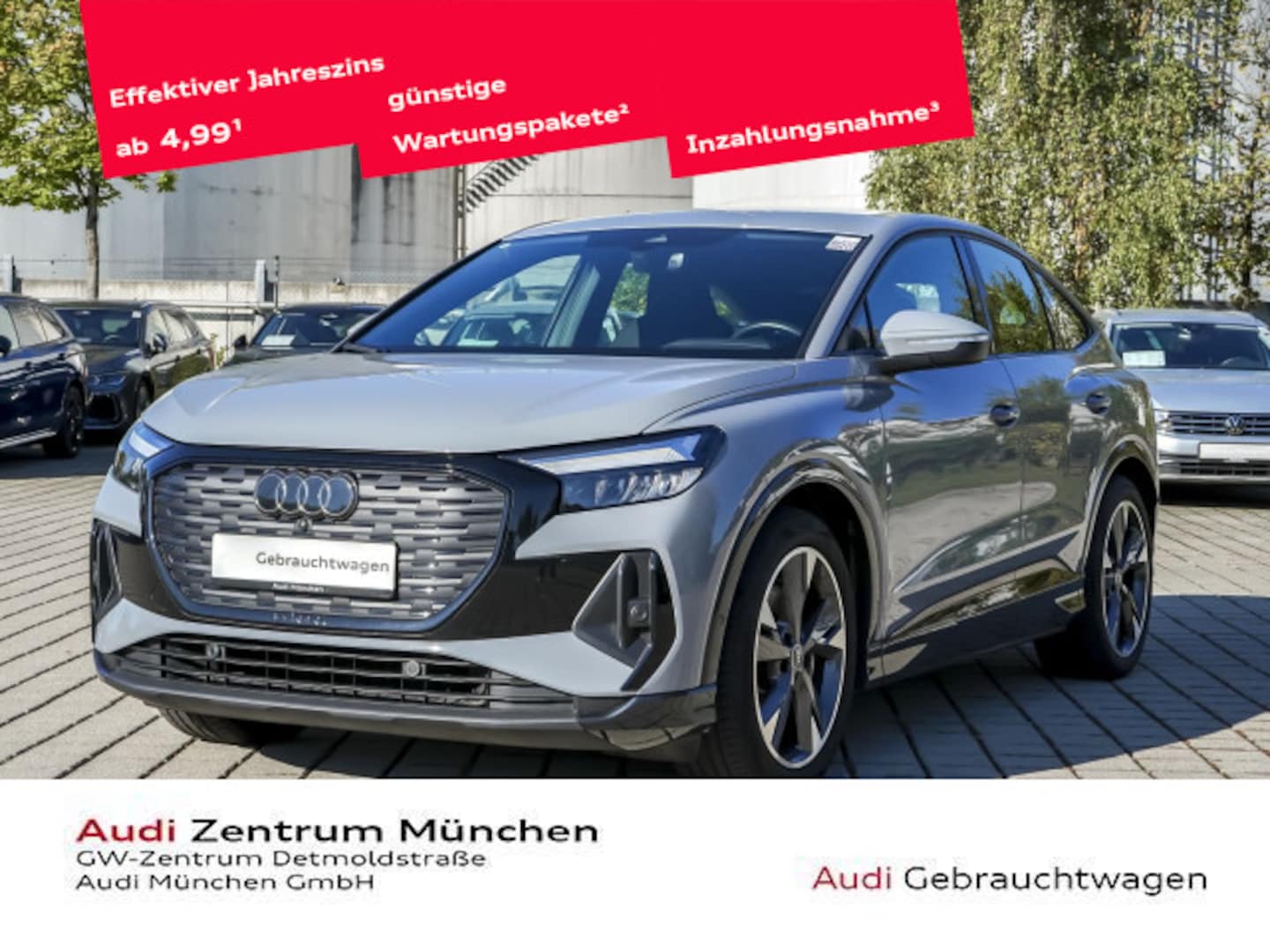 Bild über Audi Q4 Sportback e-tron 50 e-tron quattro - für weitere Informationen kontaktieren Sie den Audi Partner