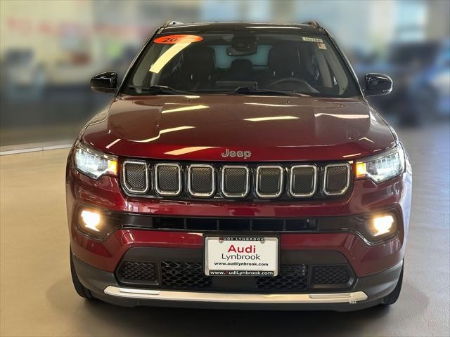 Used 2022 Jeep Compass Limited with VIN 3C4NJDCB2NT209192 for sale in Lynbrook, NY