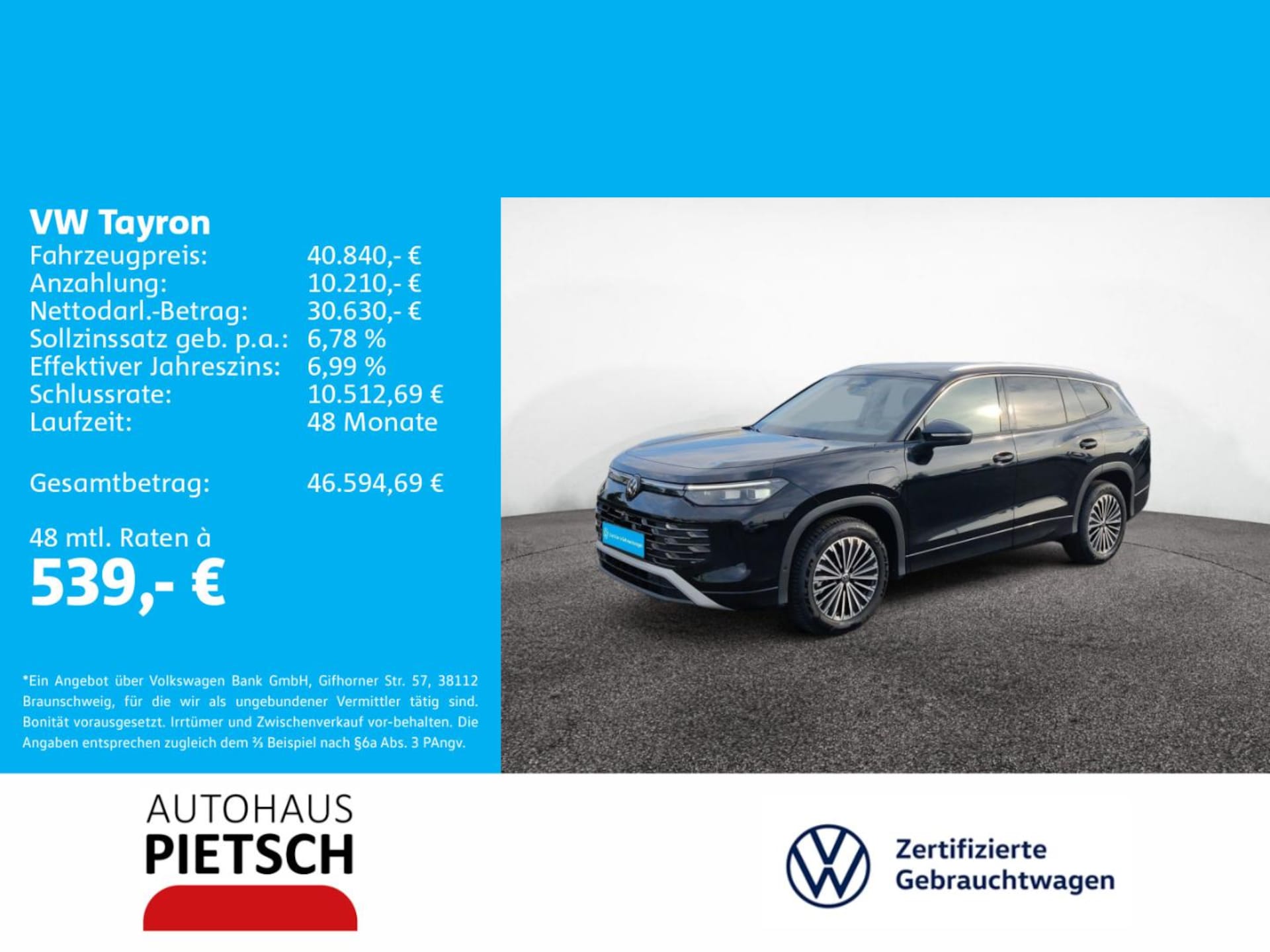 Volkswagen Tayron Elegance
