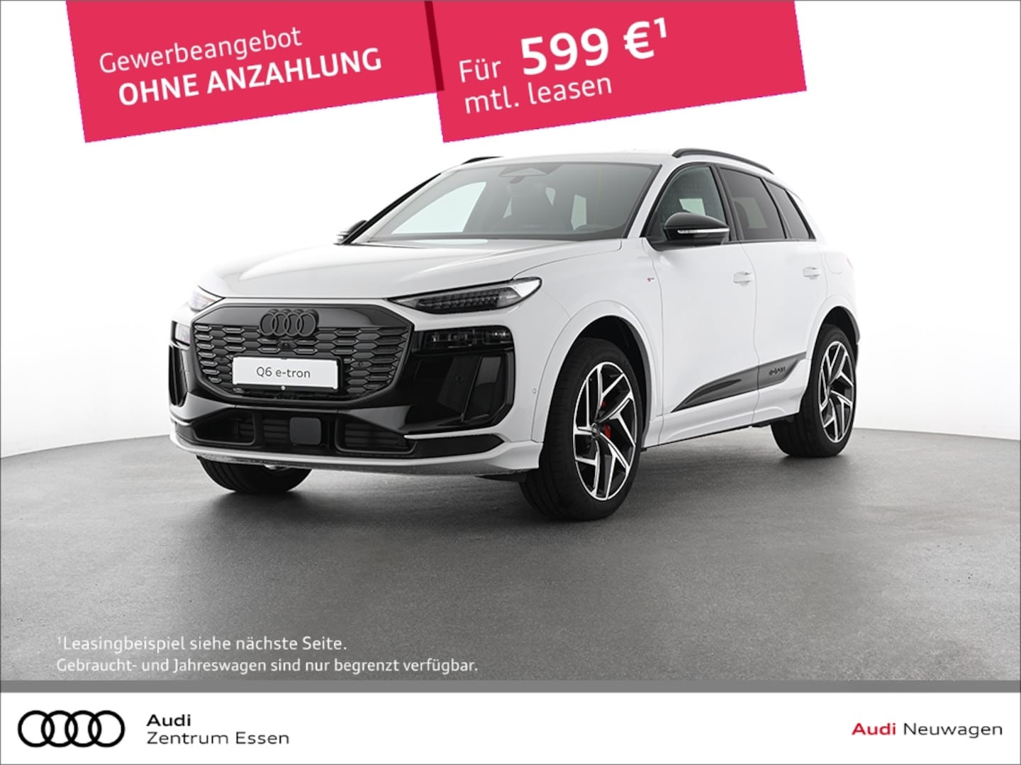 Bild über Audi Q6 SUV e-tron S line business e-tron performance 225 kW - für weitere Informationen kontaktieren Sie den Audi Partner