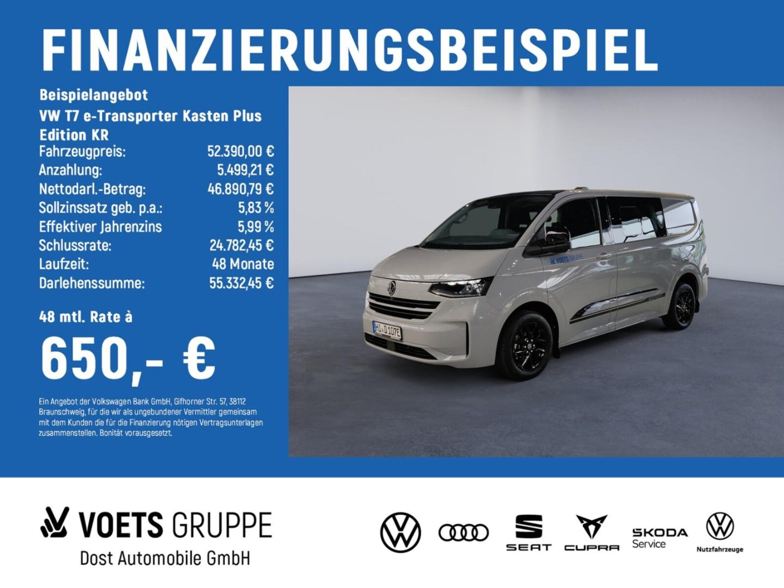Volkswagen Transporter Pritschenwagen Doppelkabine