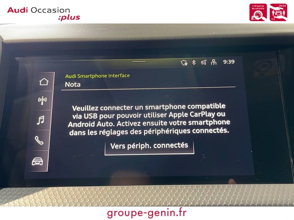 Image about Audi A1 Sportback Advanced 2 30 TFSI 81 kW (110 ch) S tronic