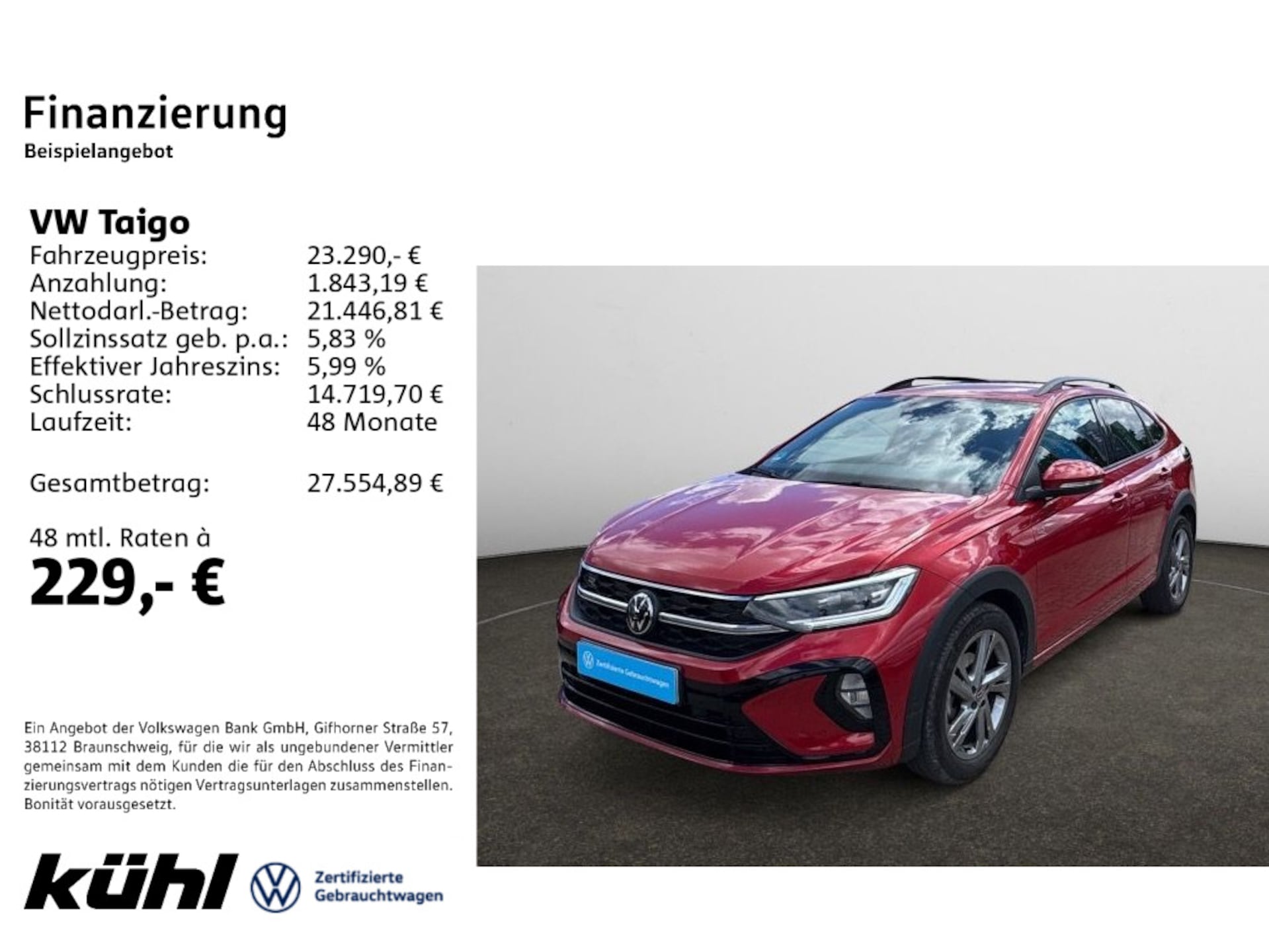 Volkswagen Taigo — Volkswagen Taigo Taigo 1.0 TSI DSG R-Line