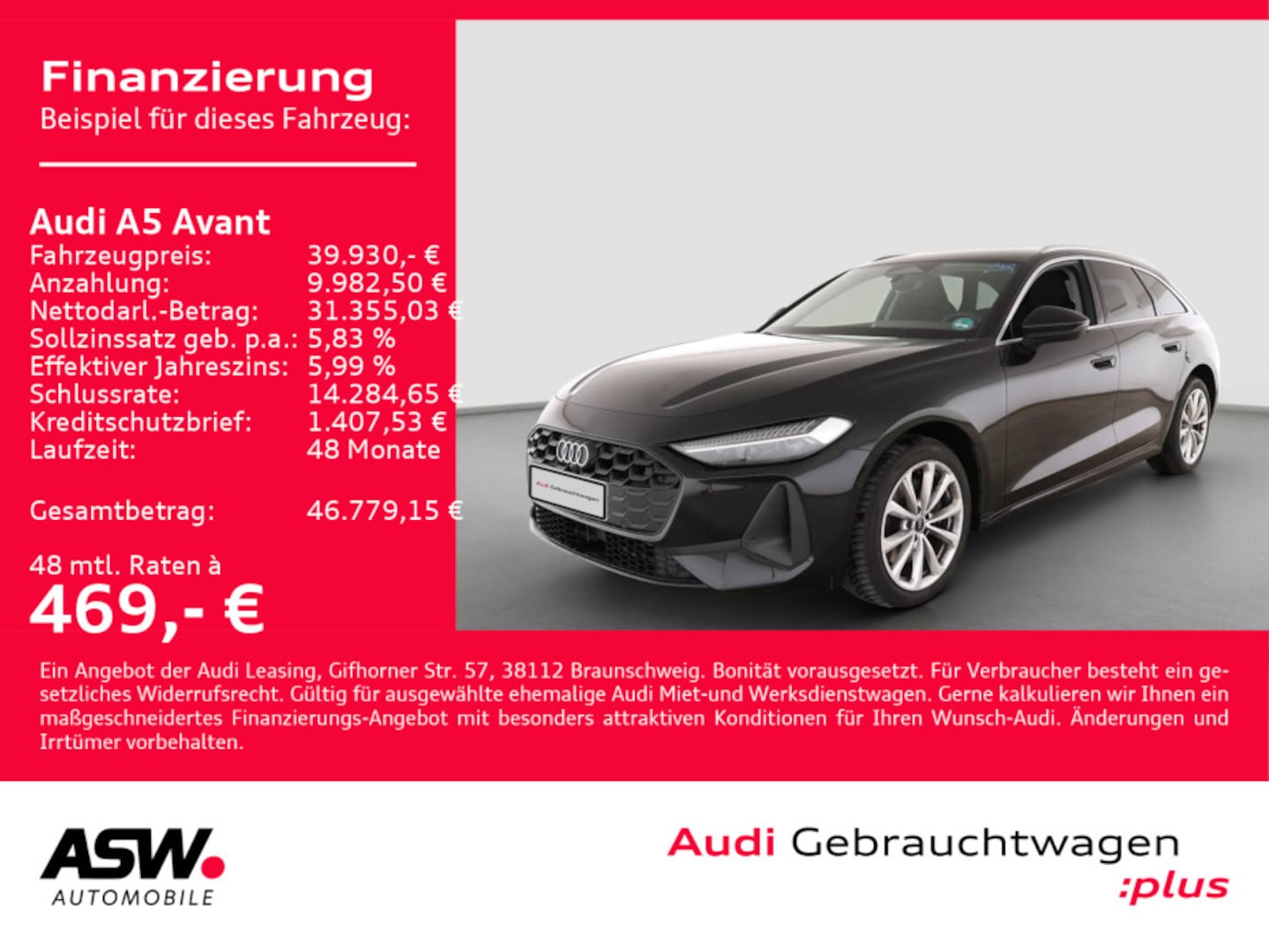 Bild über Audi A5 Avant TDI quattro 150 kW S tronic - für weitere Informationen kontaktieren Sie den Audi Partner