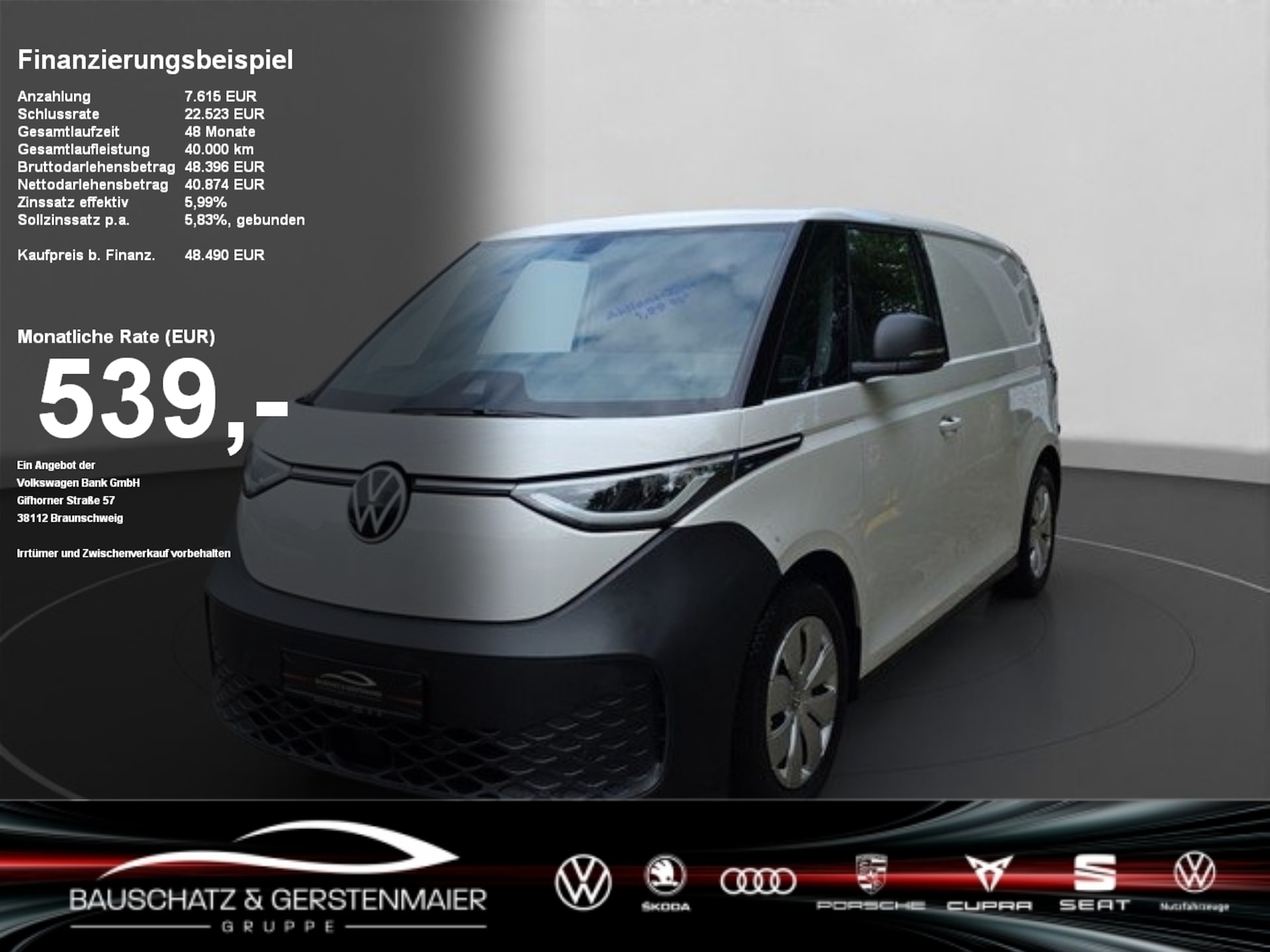 Volkswagen ID. Buzz Cargo Basis-Modell