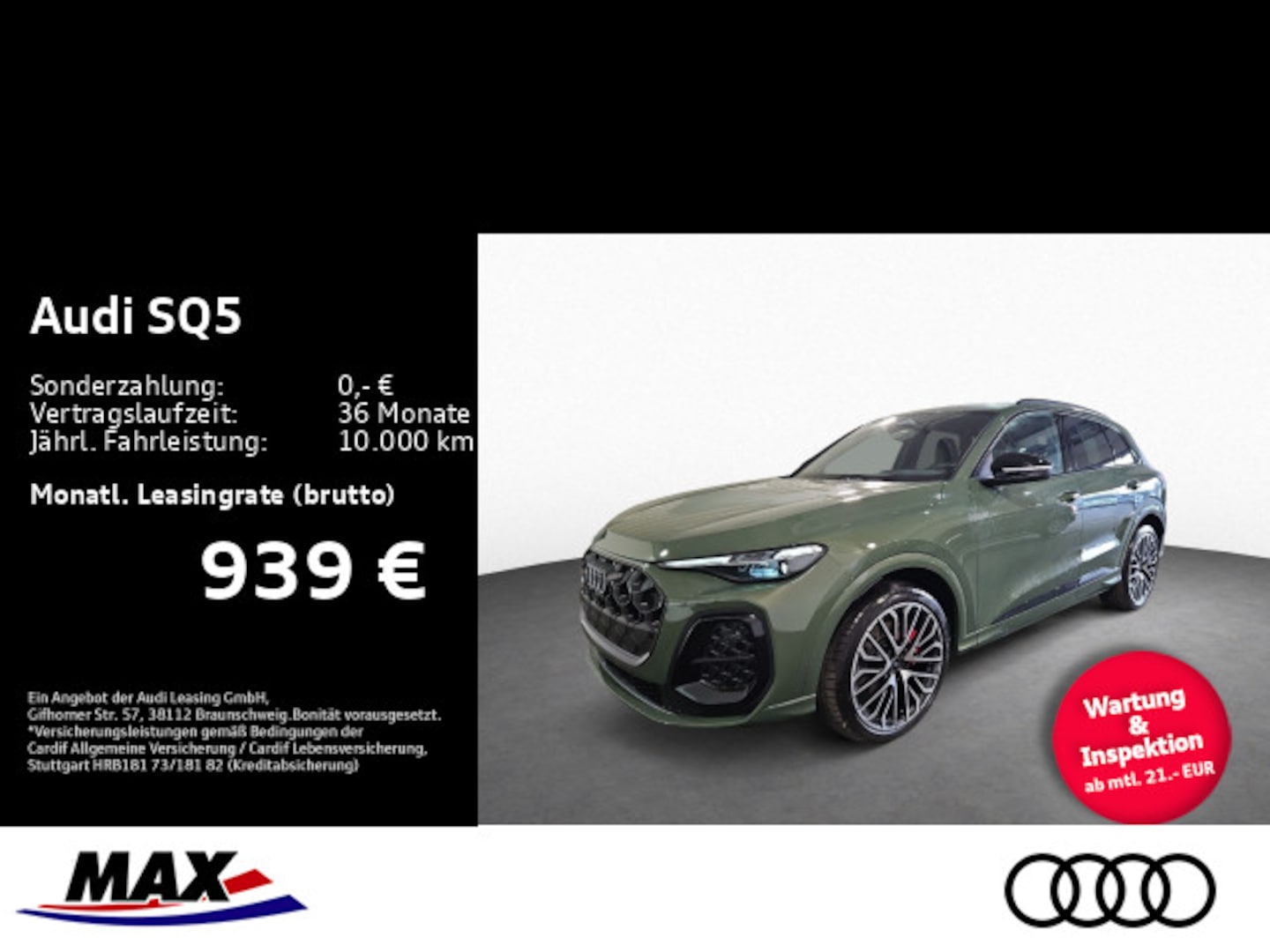 Bild über Audi SQ5 SUV TFSI 270 kW S tronic - für weitere Informationen kontaktieren Sie den Audi Partner