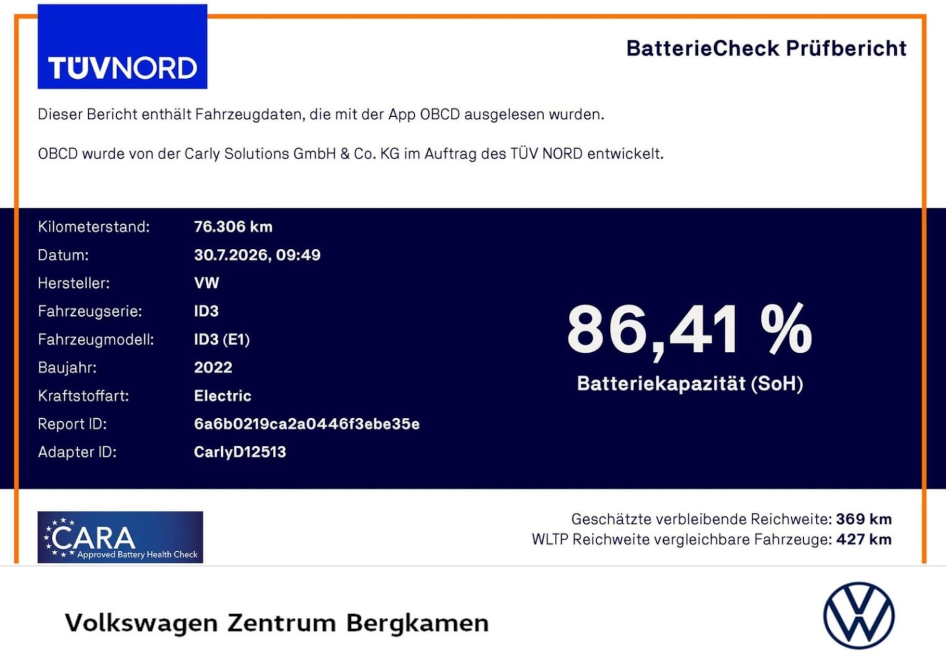 Volkswagen ID.3 Pure Performance