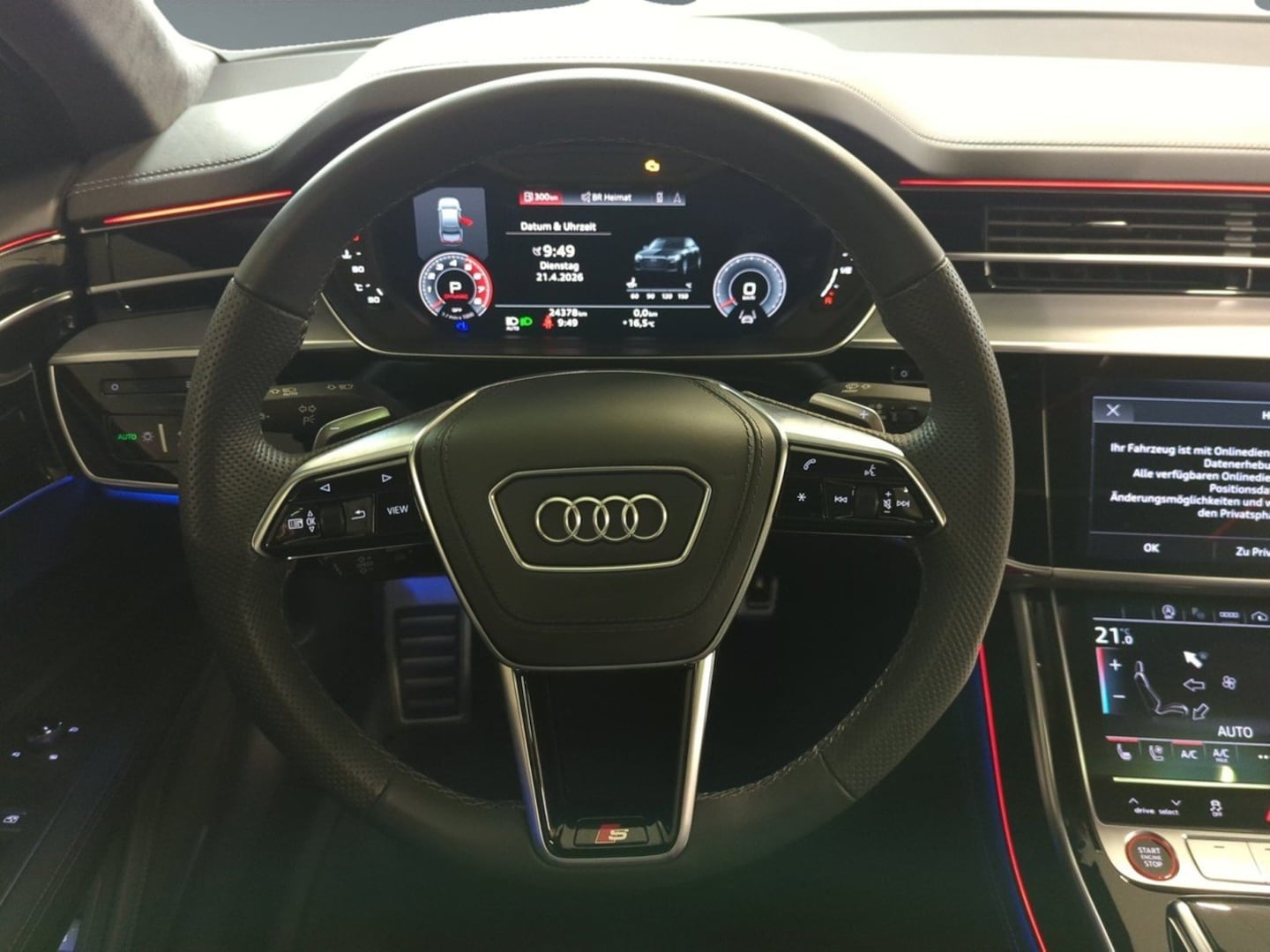 Bild über Audi S8 TFSI quattro tiptronic - für weitere Informationen kontaktieren Sie den Audi Partner