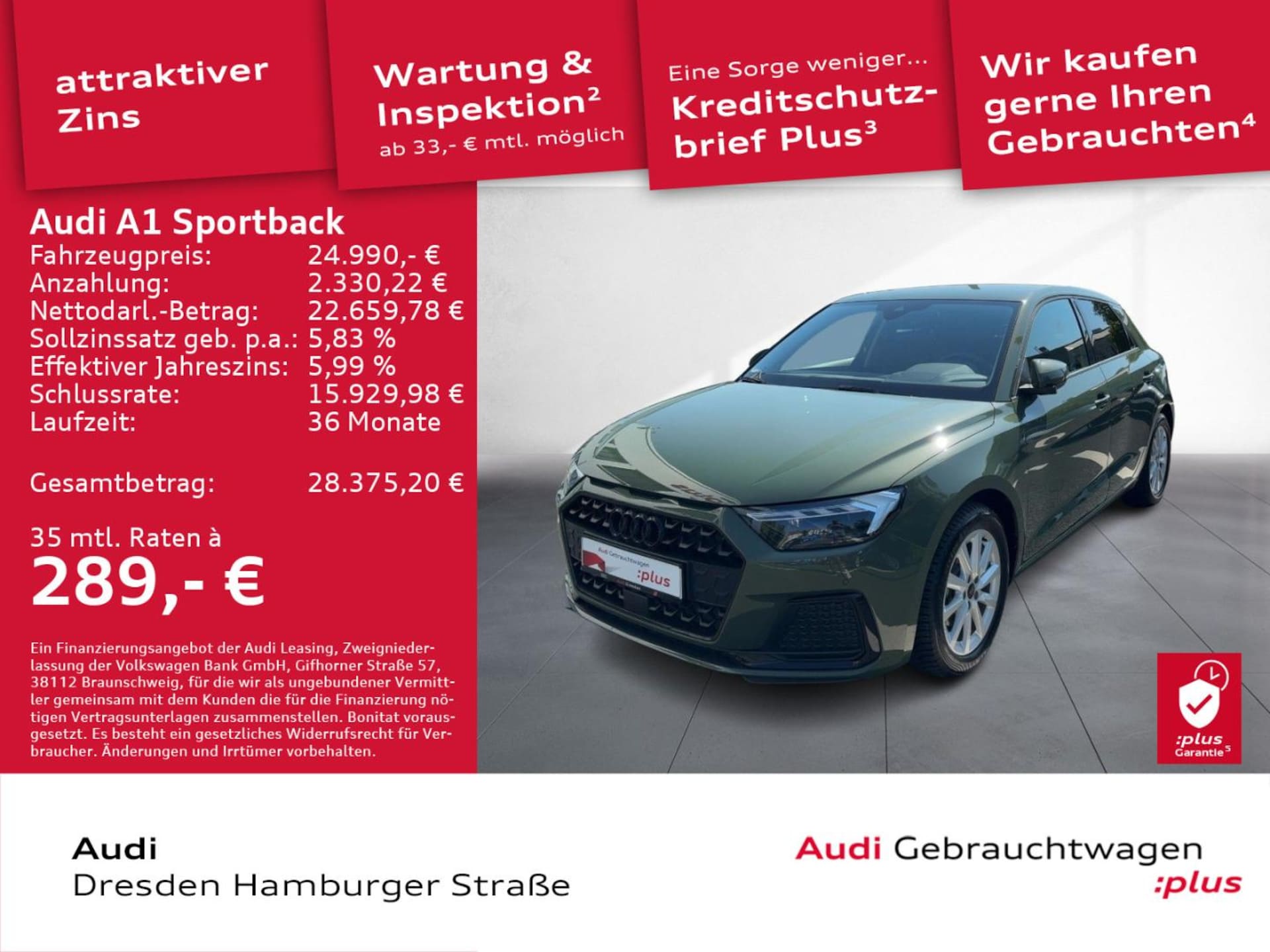 Audi A1 Sportback Advanced
