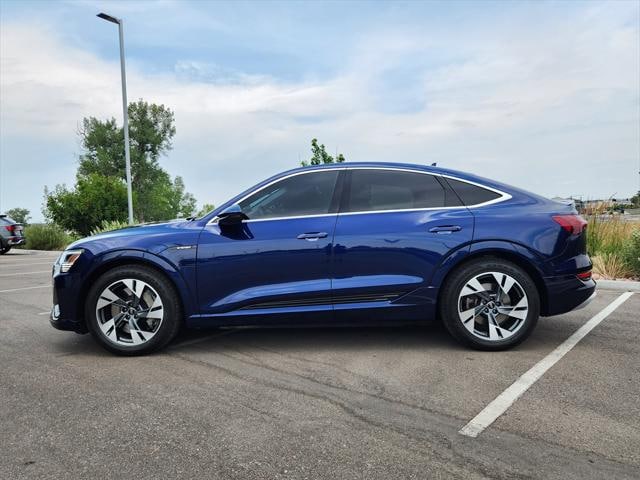 Used 2022 Audi e-tron Sportback Premium with VIN WA11ABGE9NB007887 for sale in Parker, CO