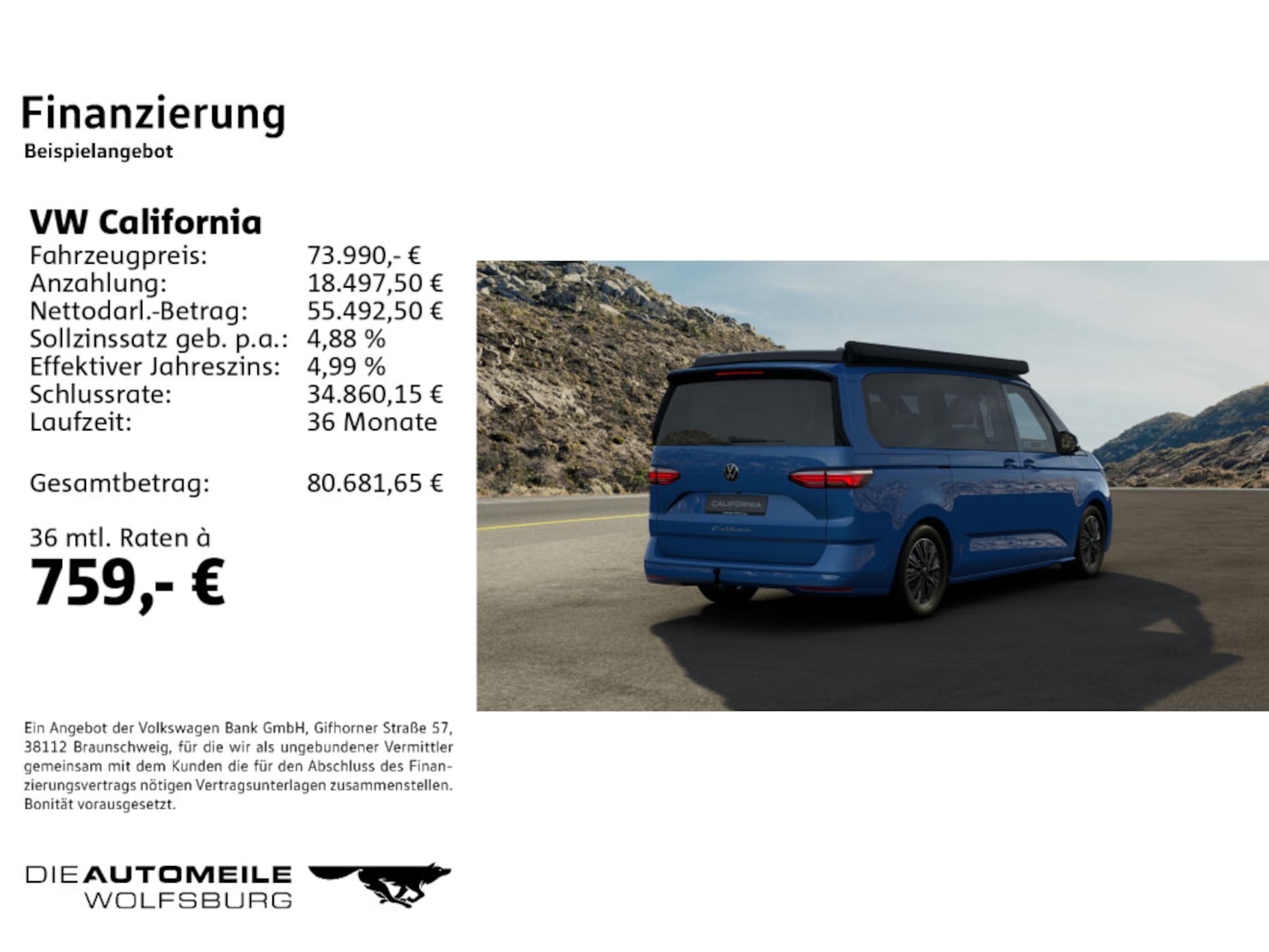 Volkswagen California Coast
