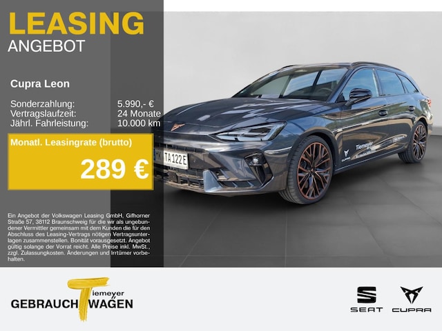 CUPRA Leon Sportstourer 1.5 e-HYBRID DSG VZ SENNHEISER AHK NAVI REAR VIEW STHZ (TR039009)