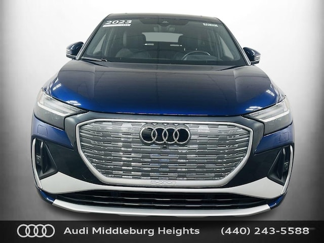 Certified 2023 Audi Q4 Sportback e-tron Prestige with VIN WA142BFZ8PP046474 for sale in Middleburg Heights, OH
