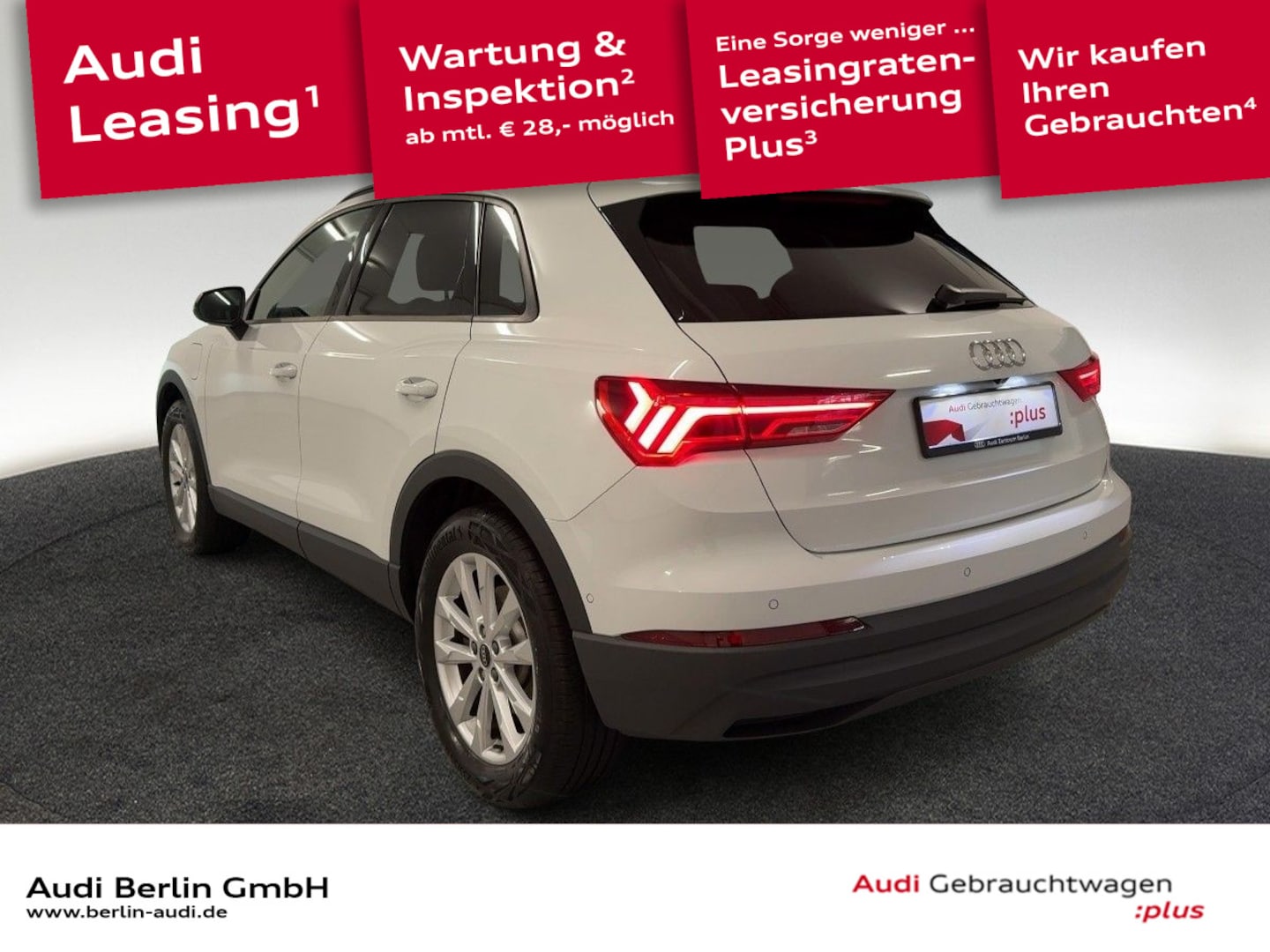 Bild über Audi Q3 TFSI e 45 TFSI e S tronic - für weitere Informationen kontaktieren Sie den Audi Partner