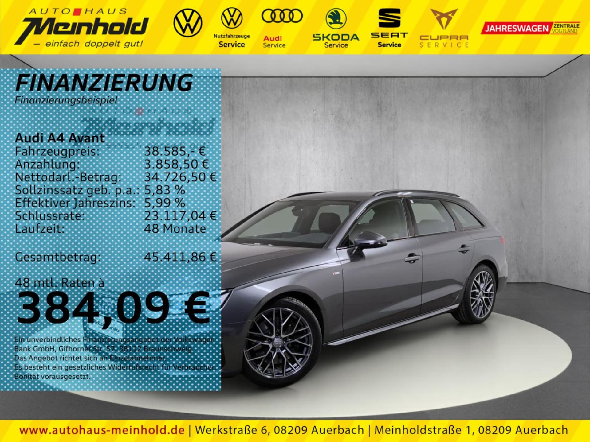 Audi A4 Avant S line