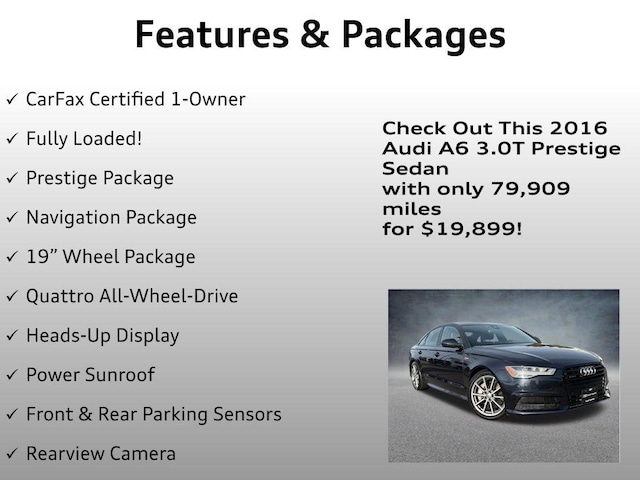 2016 Audi A6 Sedan