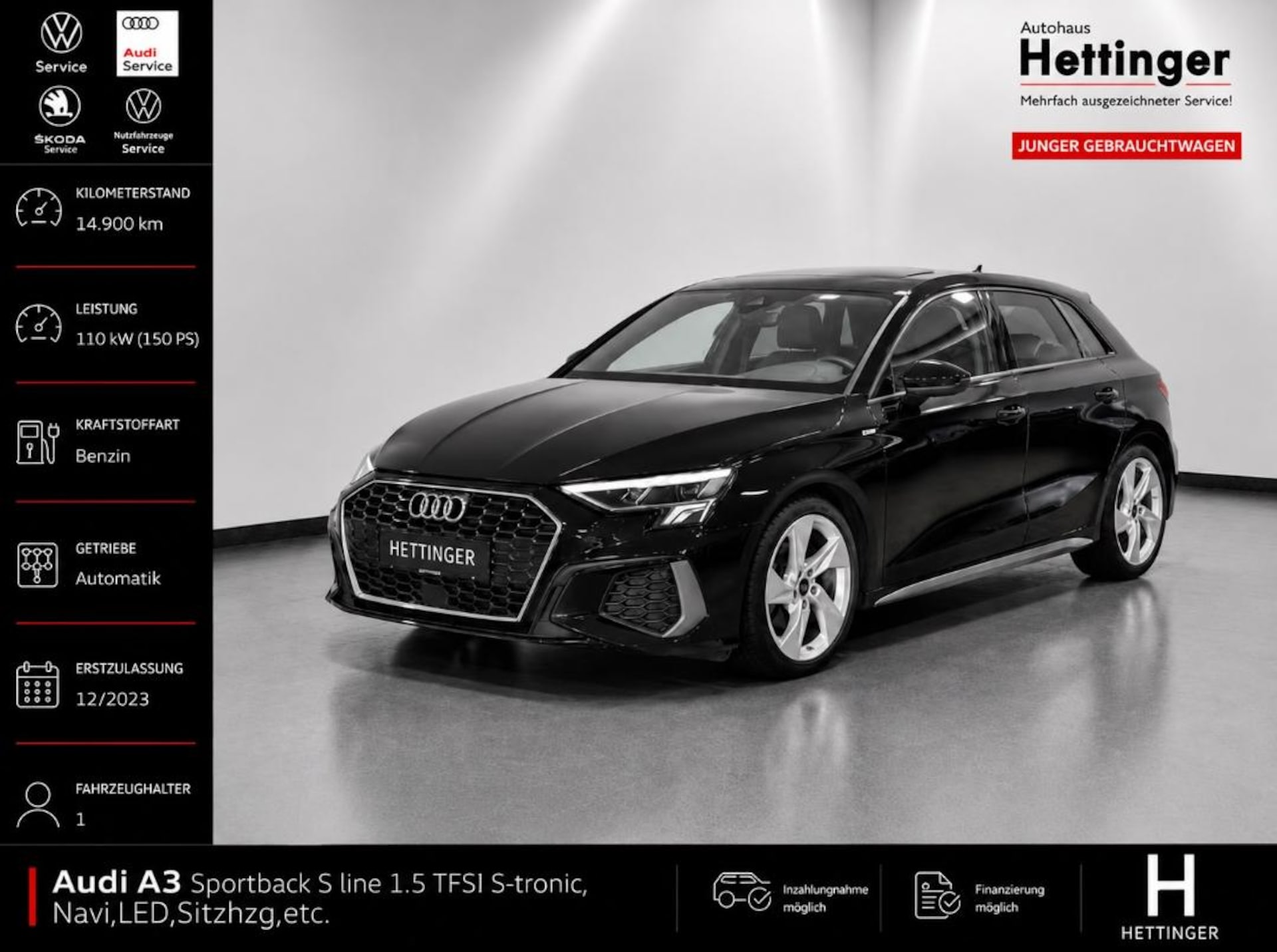 Audi A3 Sportback S line