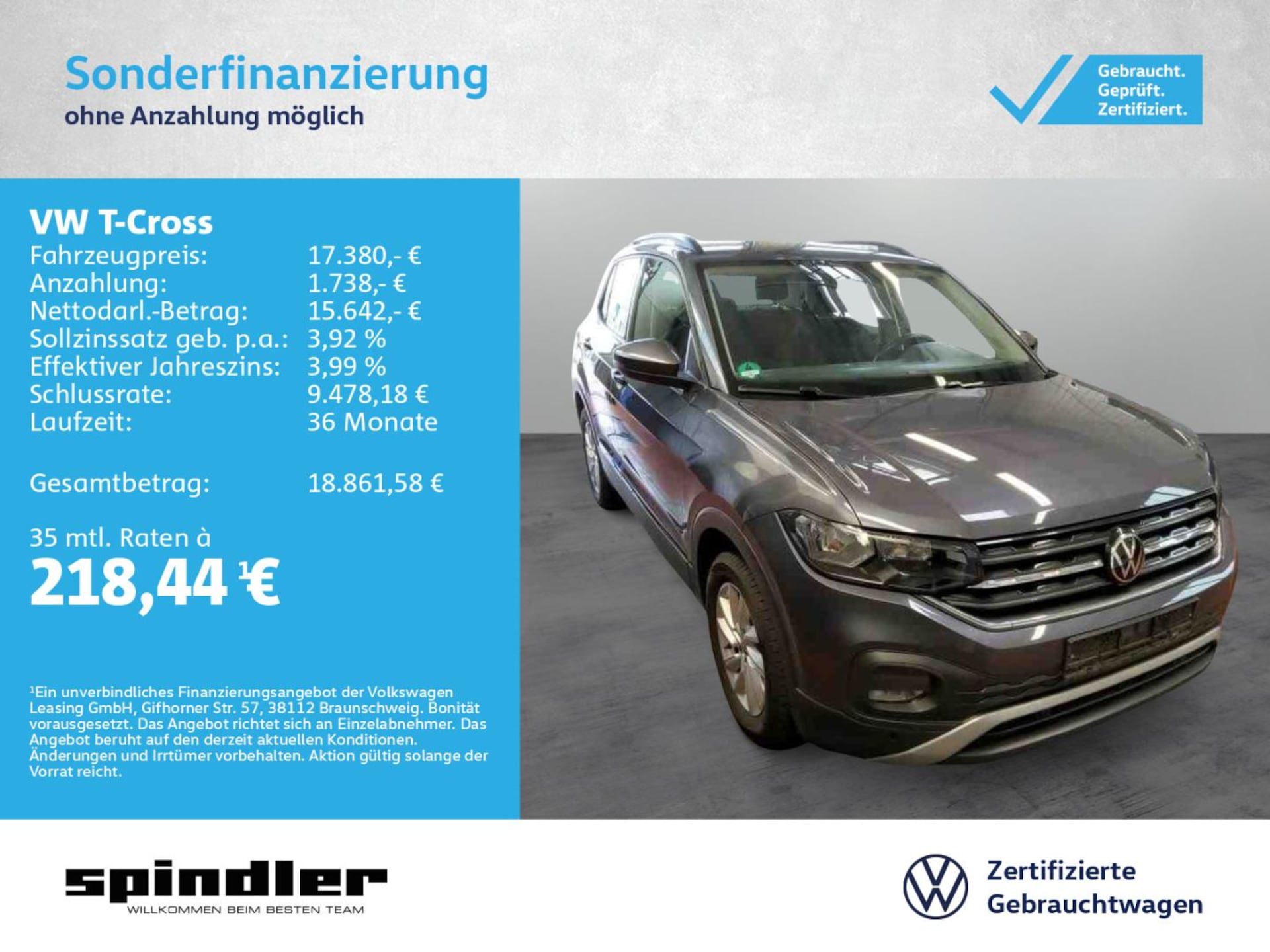 Volkswagen T-Cross Life