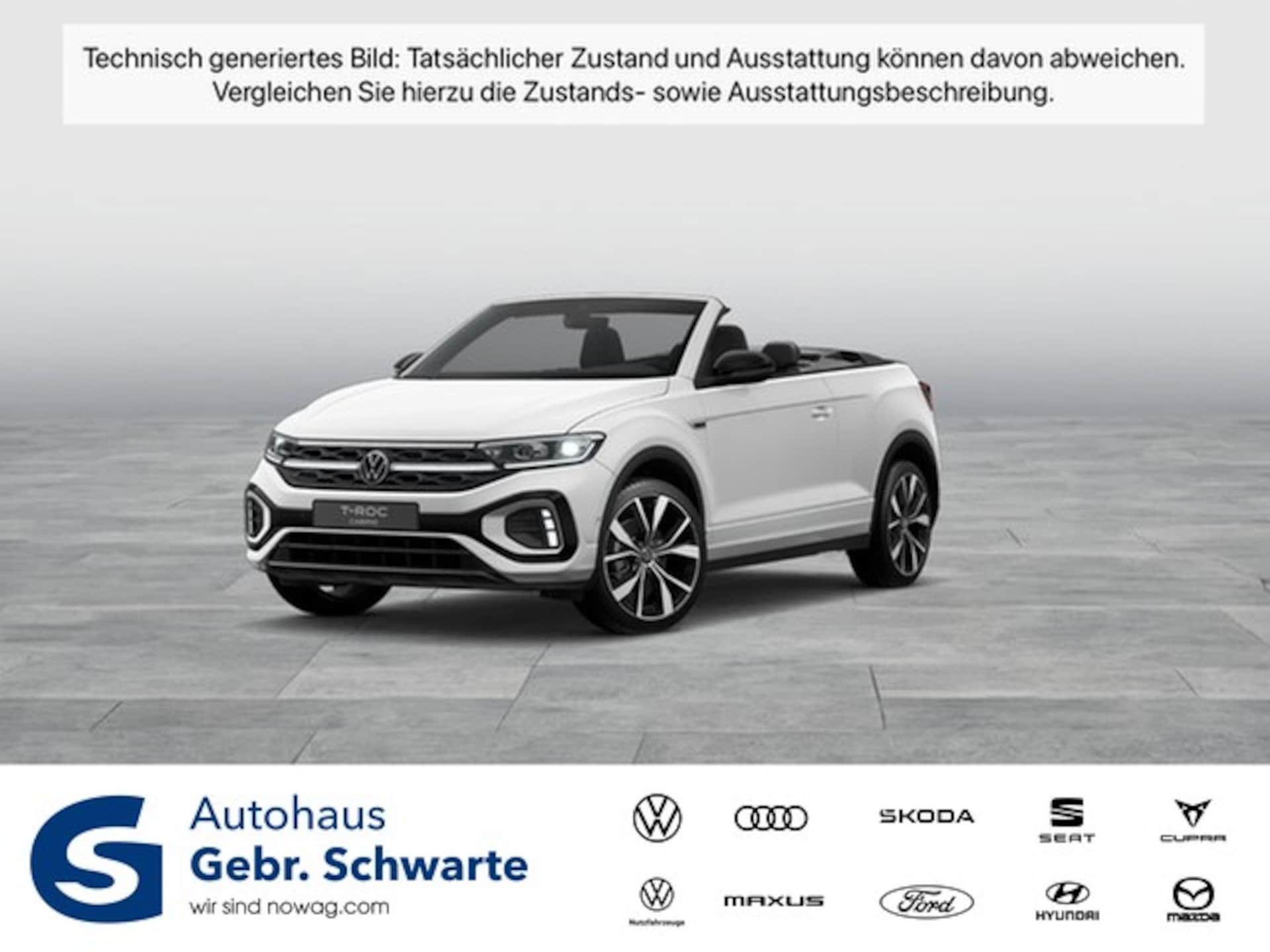 Volkswagen T-Roc Cabriolet — Volkswagen T-Roc Cabriolet T-Roc Cabriolet 1.5 TSI DSG R-Line LEDER+ACC+AHK