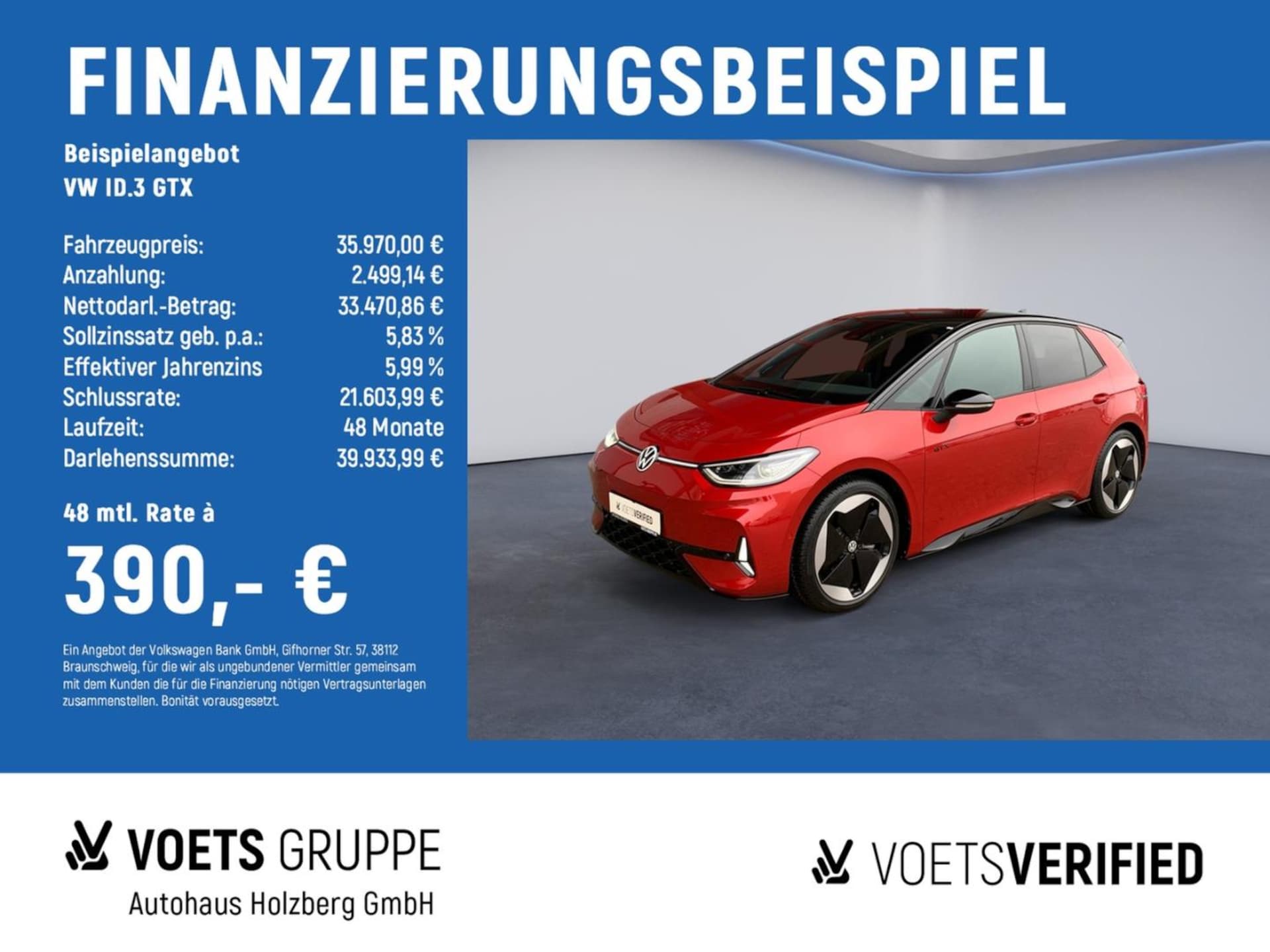 Volkswagen ID.3 — Volkswagen ID.3 ID.3 GTX MATRIX+PANO+ACC