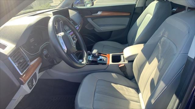 Used 2021 Audi Q5 Premium Plus with VIN WA1BAAFY8M2035589 for sale in Minneapolis, Minnesota