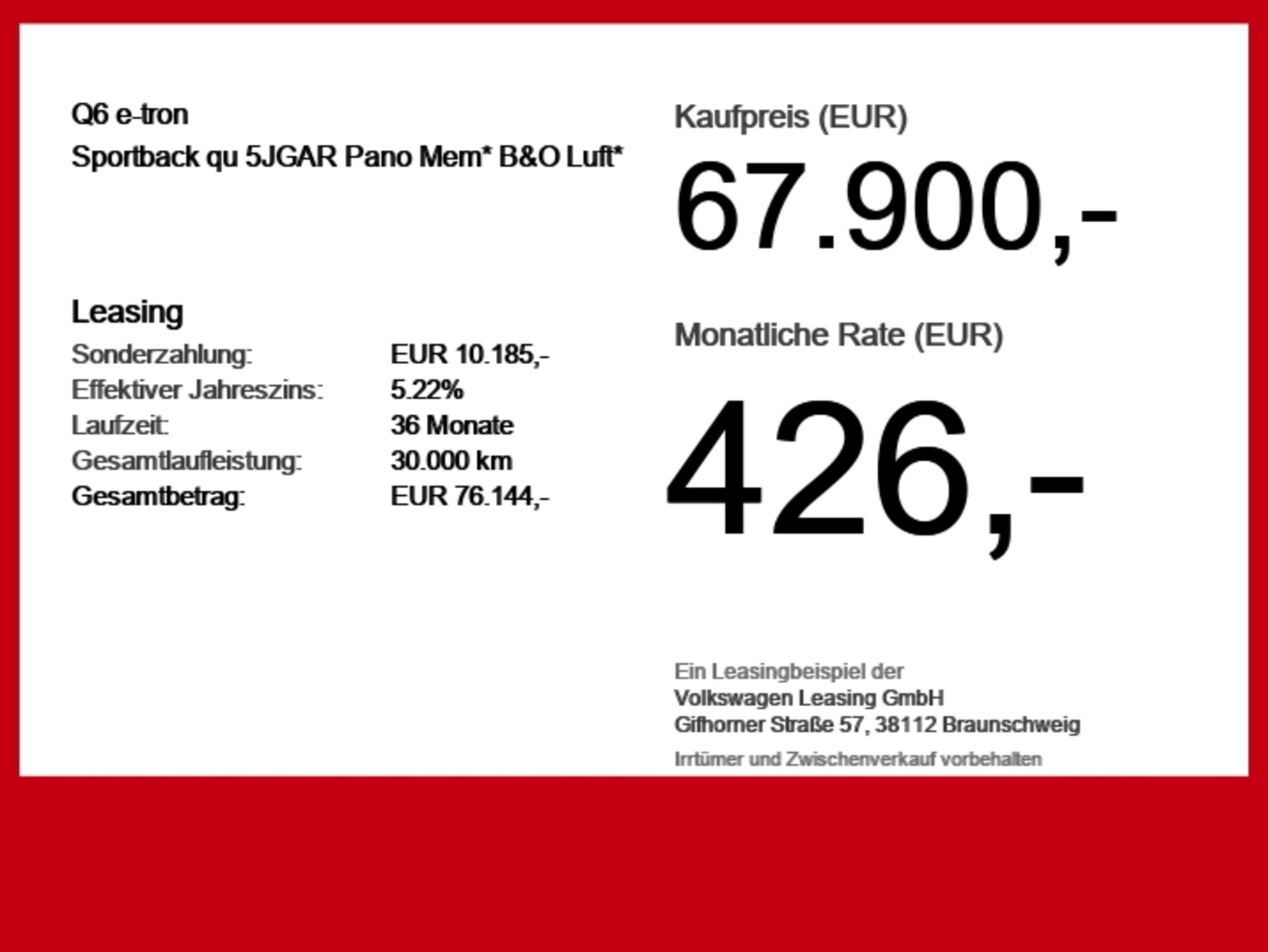 Audi Q6 Sportback e-tron – Bild 6
