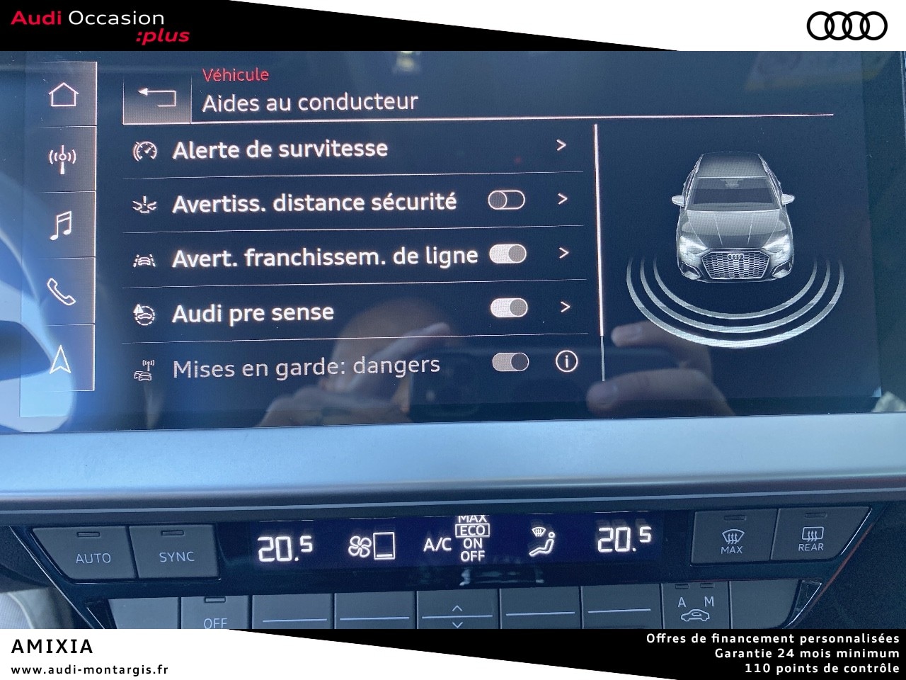 Image about Audi A3 Sportback Design Luxe 30 TFSI 81 kW (110 ch) 6 vitesses