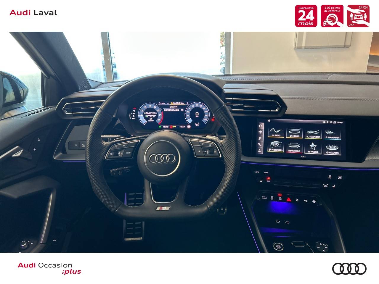 Image about Audi A3 Berline S line 35 TFSI Hybride 110 kW (150 ch) S tronic