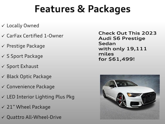2023 Audi S6 Sedan