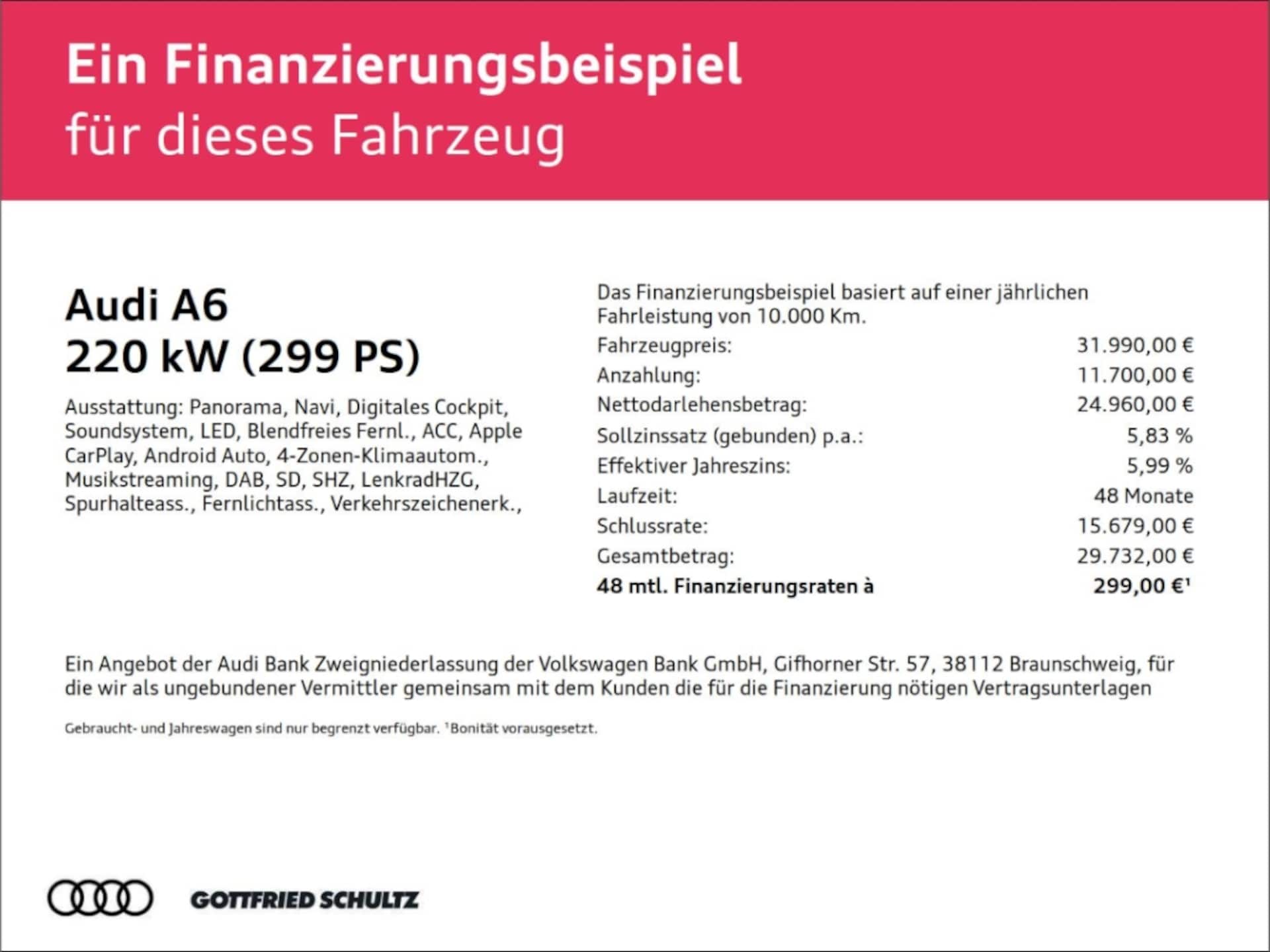 Audi A6 Limousine TFSI e