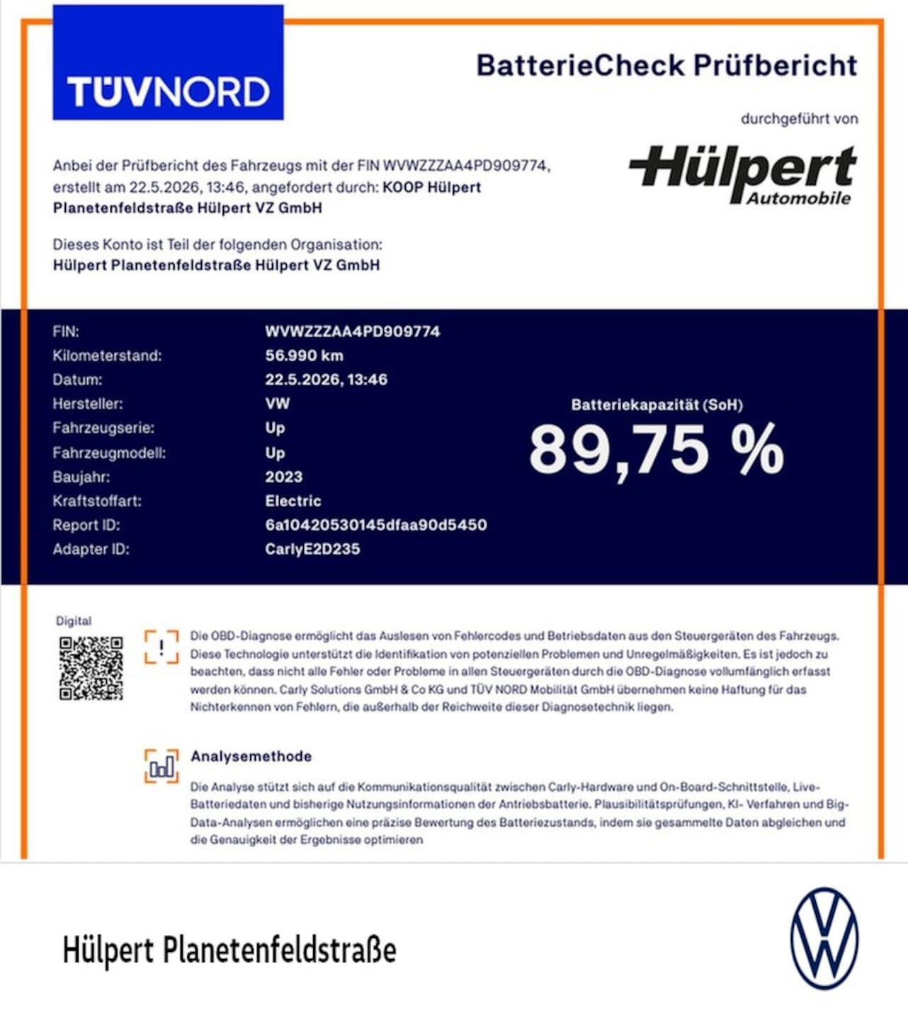 Volkswagen e-up! Edition