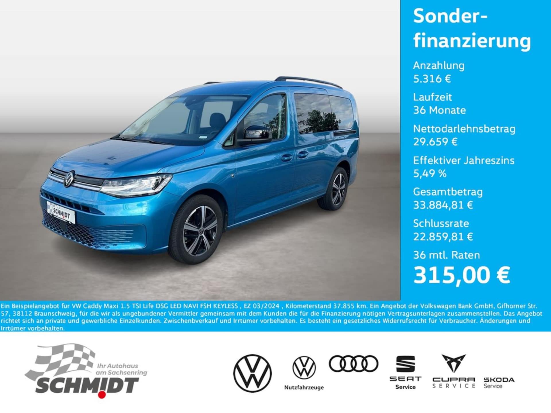 Volkswagen Caddy Maxi Life