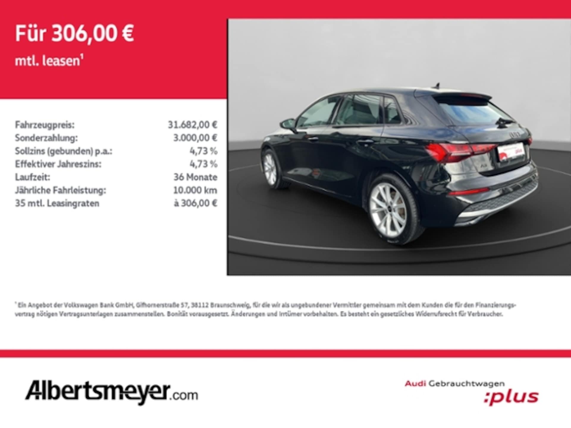 Audi A3 Sportback Advanced