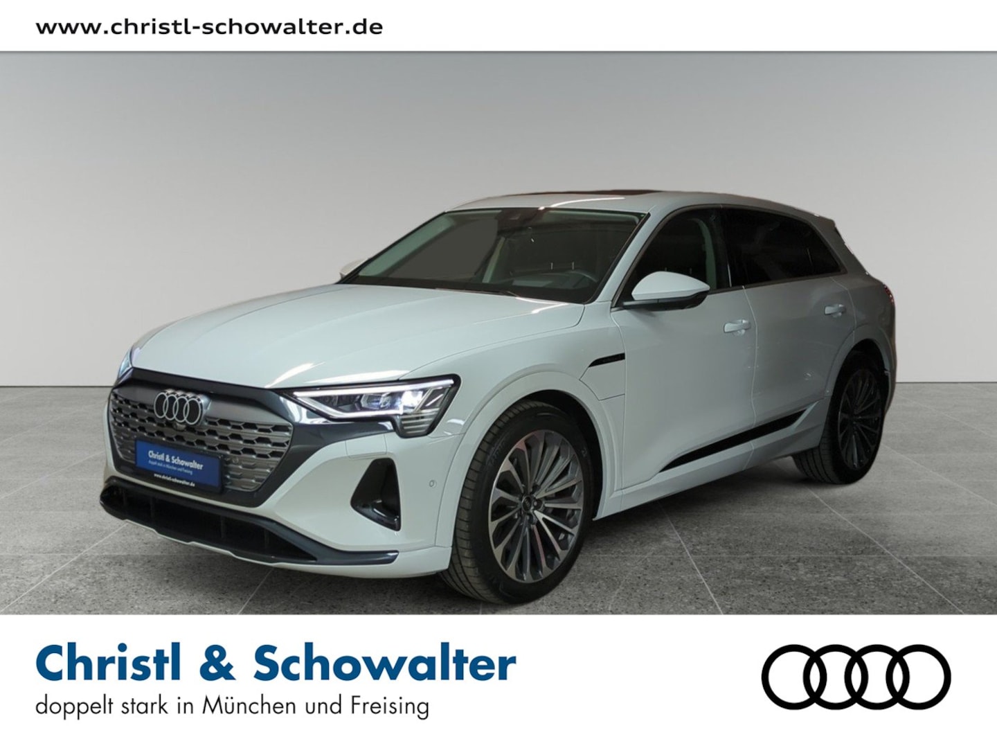 Bild über Audi Q8 e-tron advanced 55 e-tron quattro - für weitere Informationen kontaktieren Sie den Audi Partner